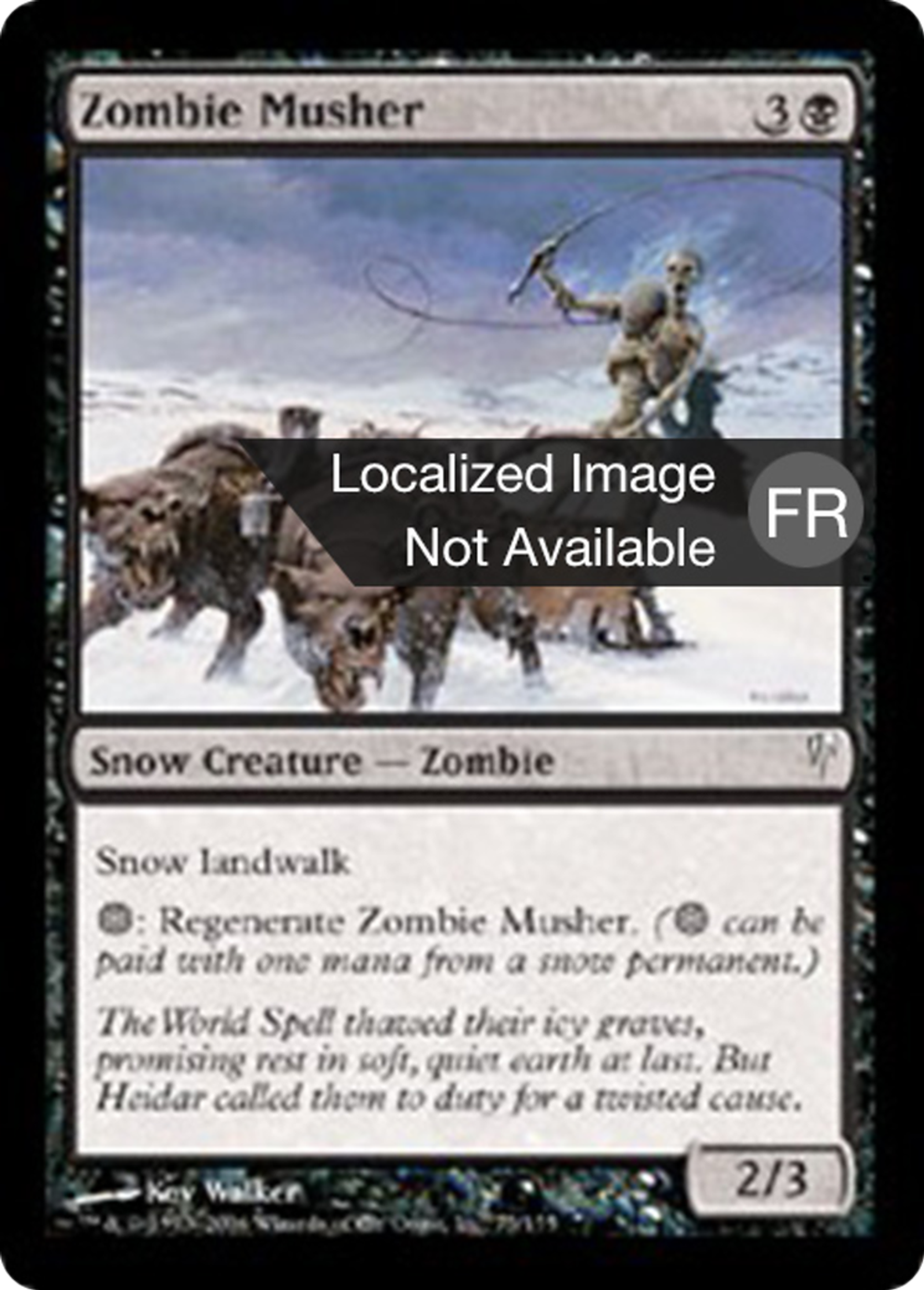 Zombie liquéfieur — Coldsnap — Magic: The Gathering