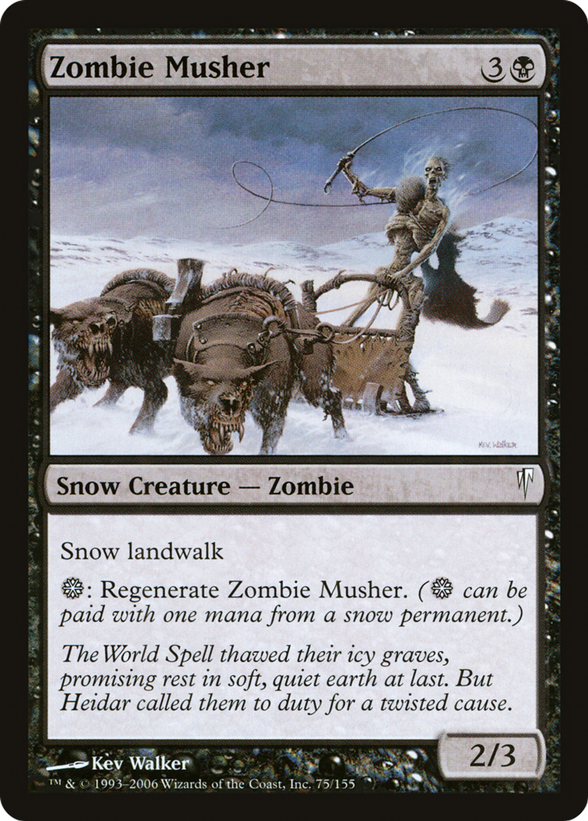 Zombie Musher — Coldsnap — Magic: The Gathering