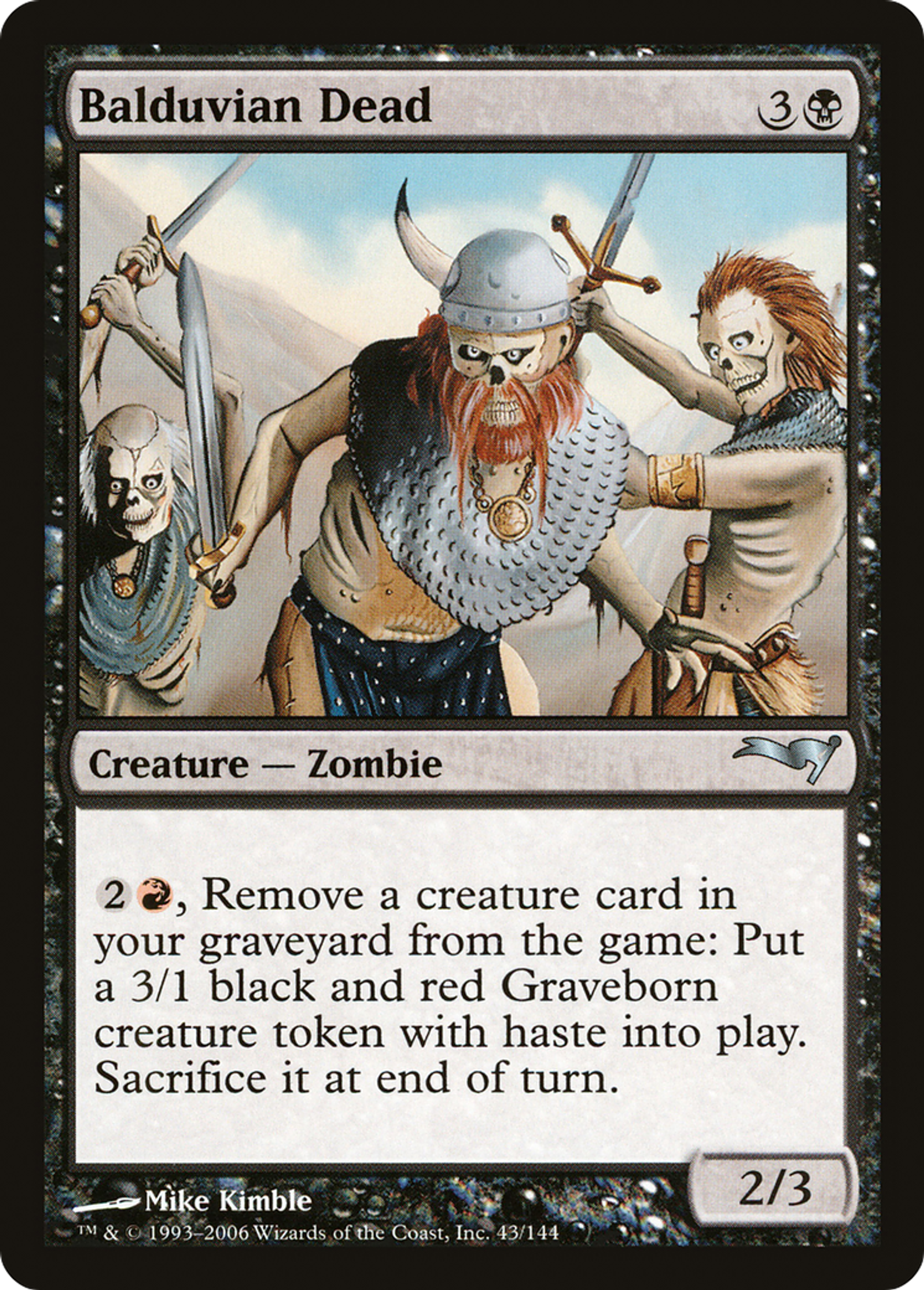 Balduvian Dead — Coldsnap Theme Decks — Magic: The Gathering