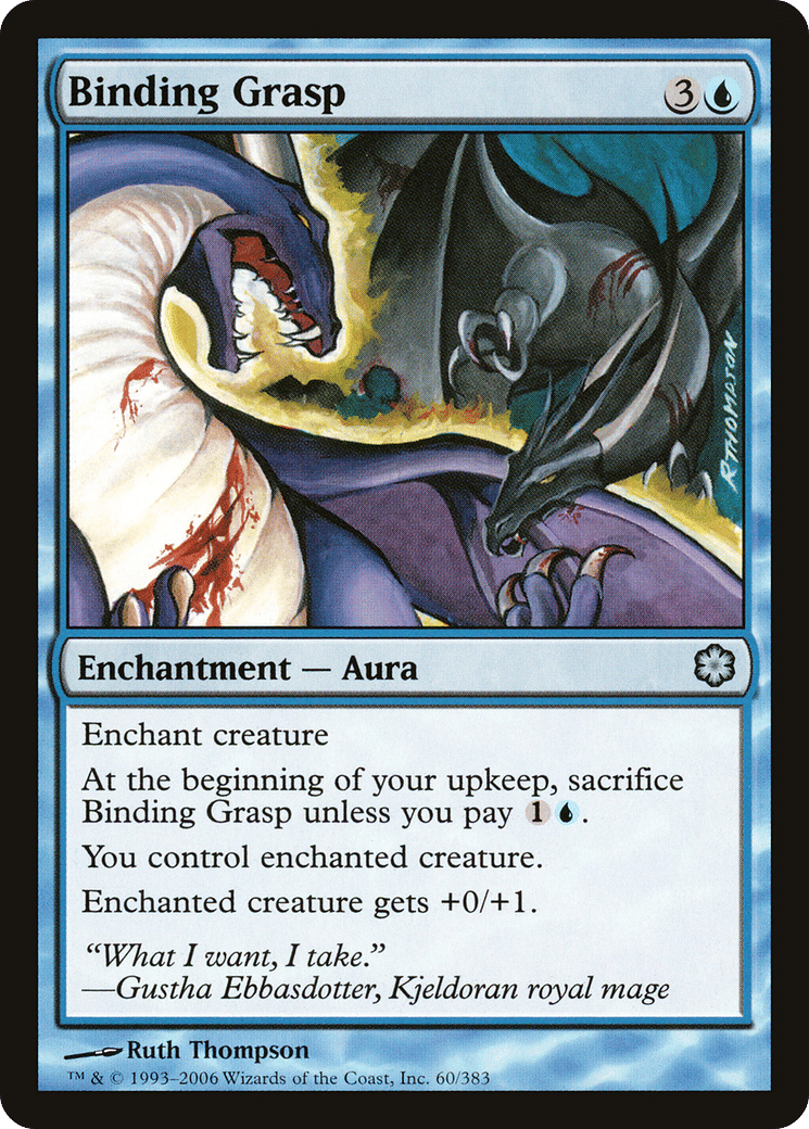 Binding Grasp — Coldsnap Theme Decks — Magic: The Gathering