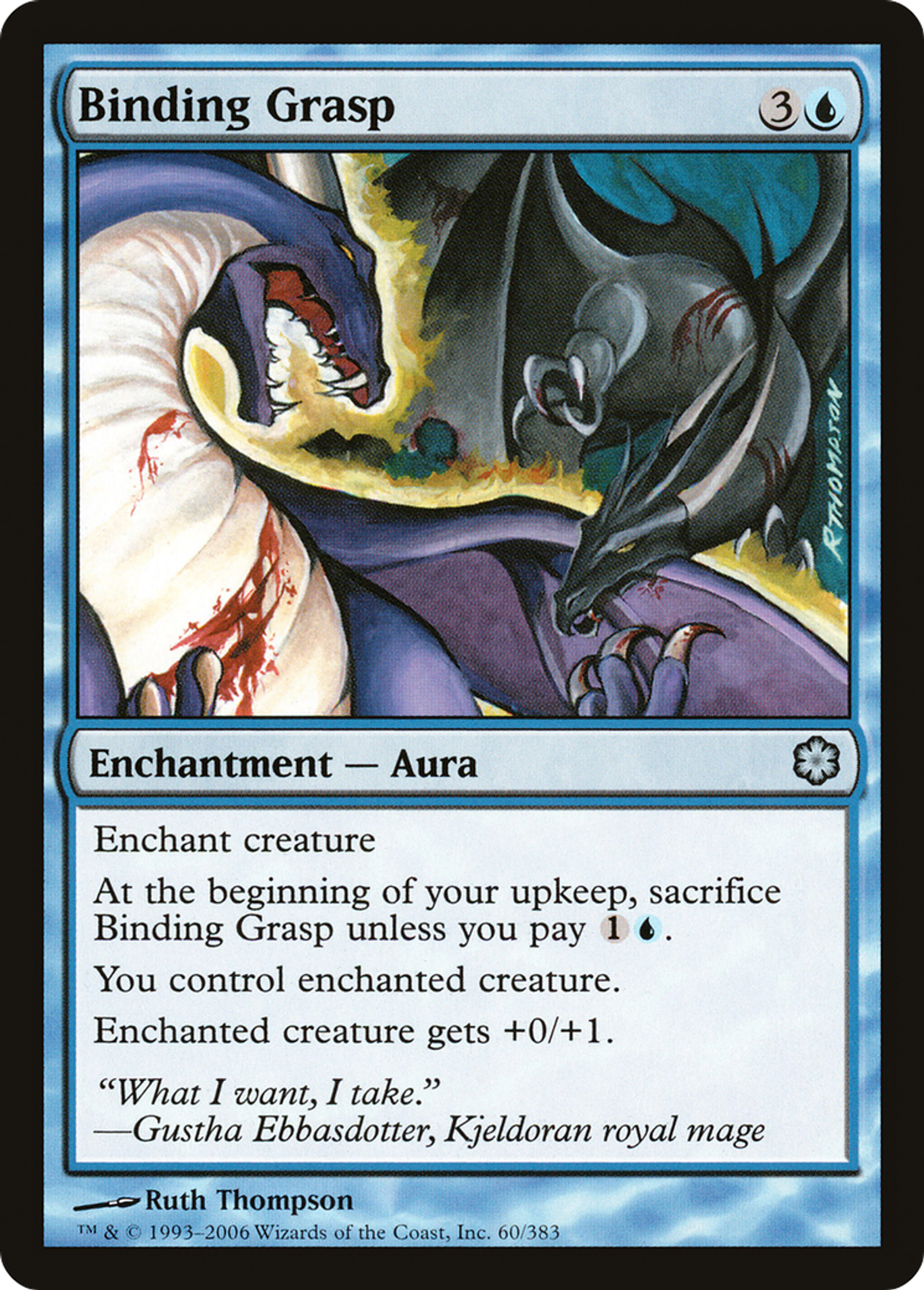 Binding Grasp — Coldsnap Theme Decks — Magic: The Gathering