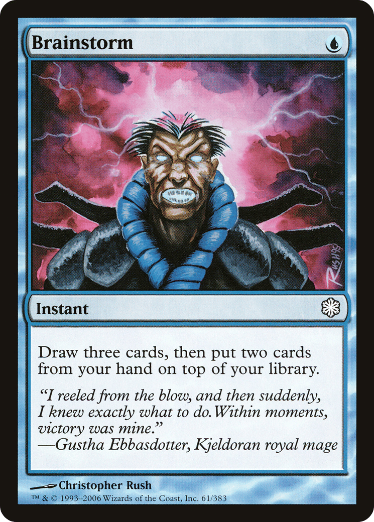 Brainstorm — Coldsnap Theme Decks — Magic: The Gathering