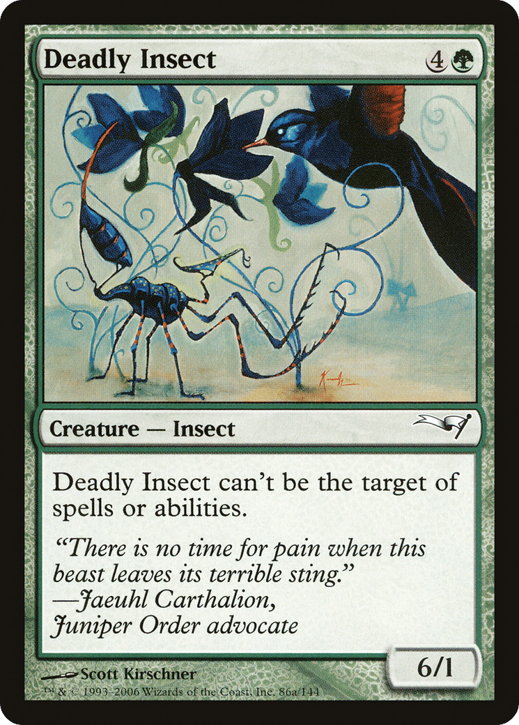 Deadly Insect — Coldsnap Theme Decks — Magic: The Gathering