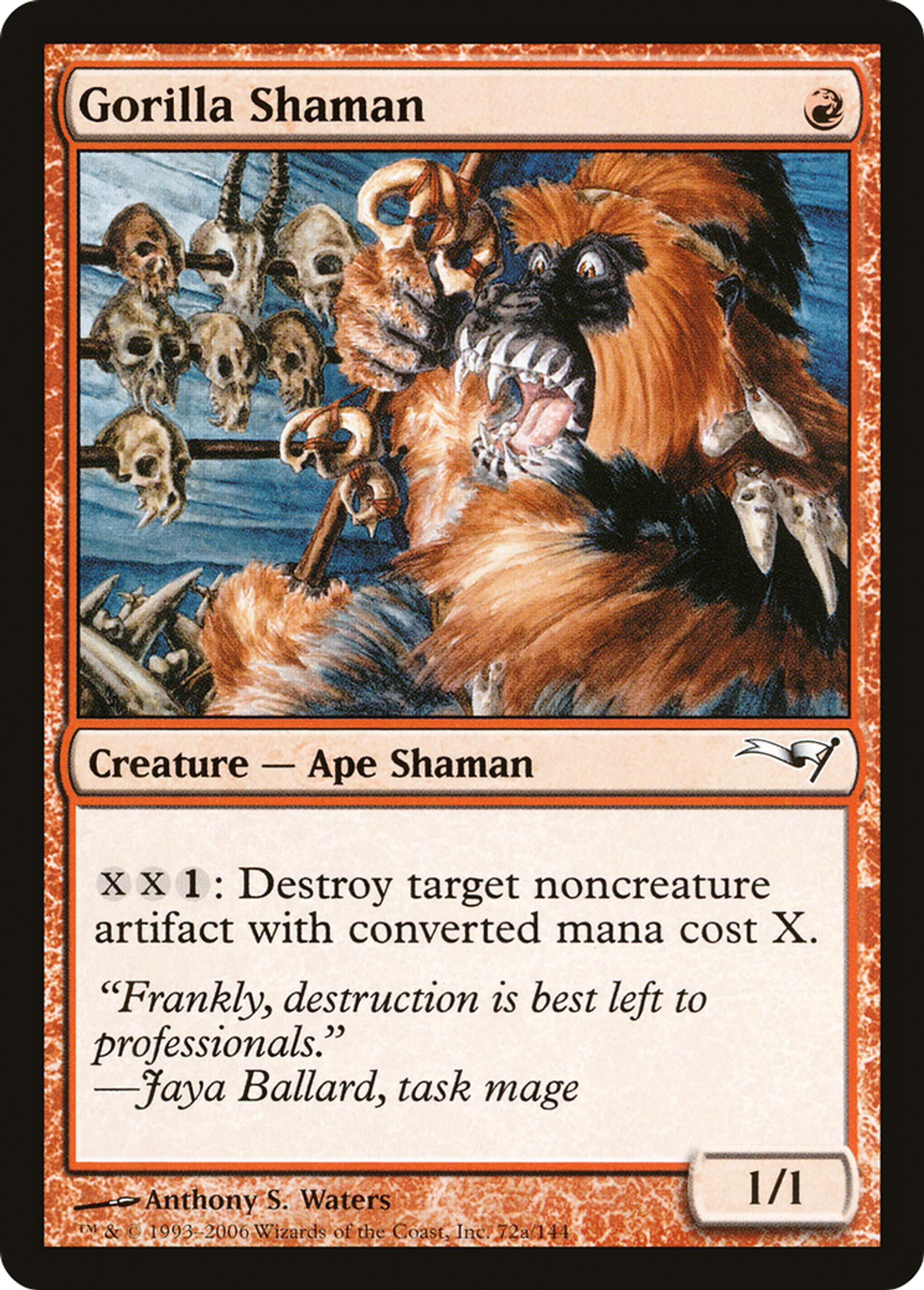 Gorilla Shaman — Coldsnap Theme Decks — Magic: The Gathering
