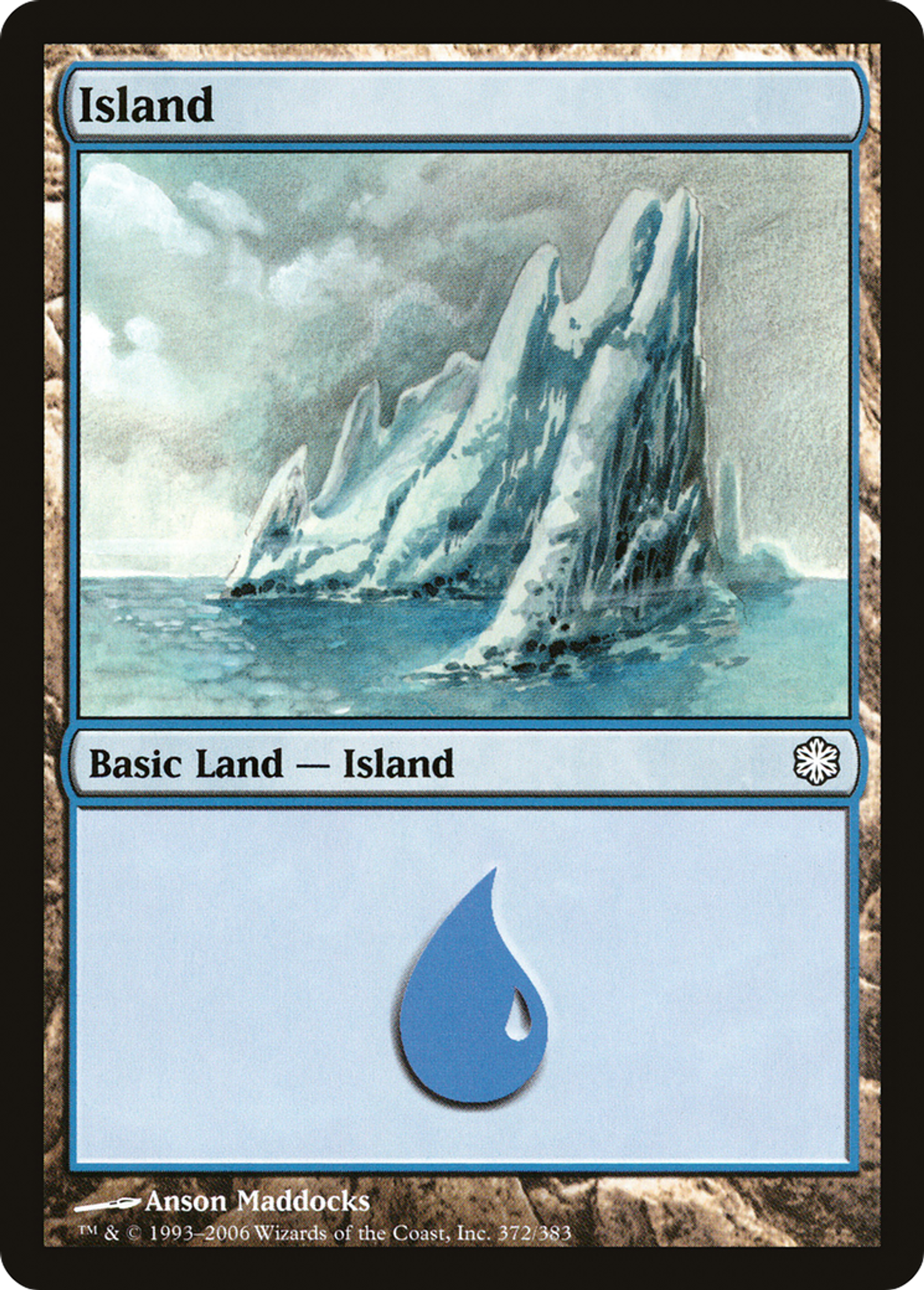 Island — Coldsnap Theme Decks — Magic: The Gathering