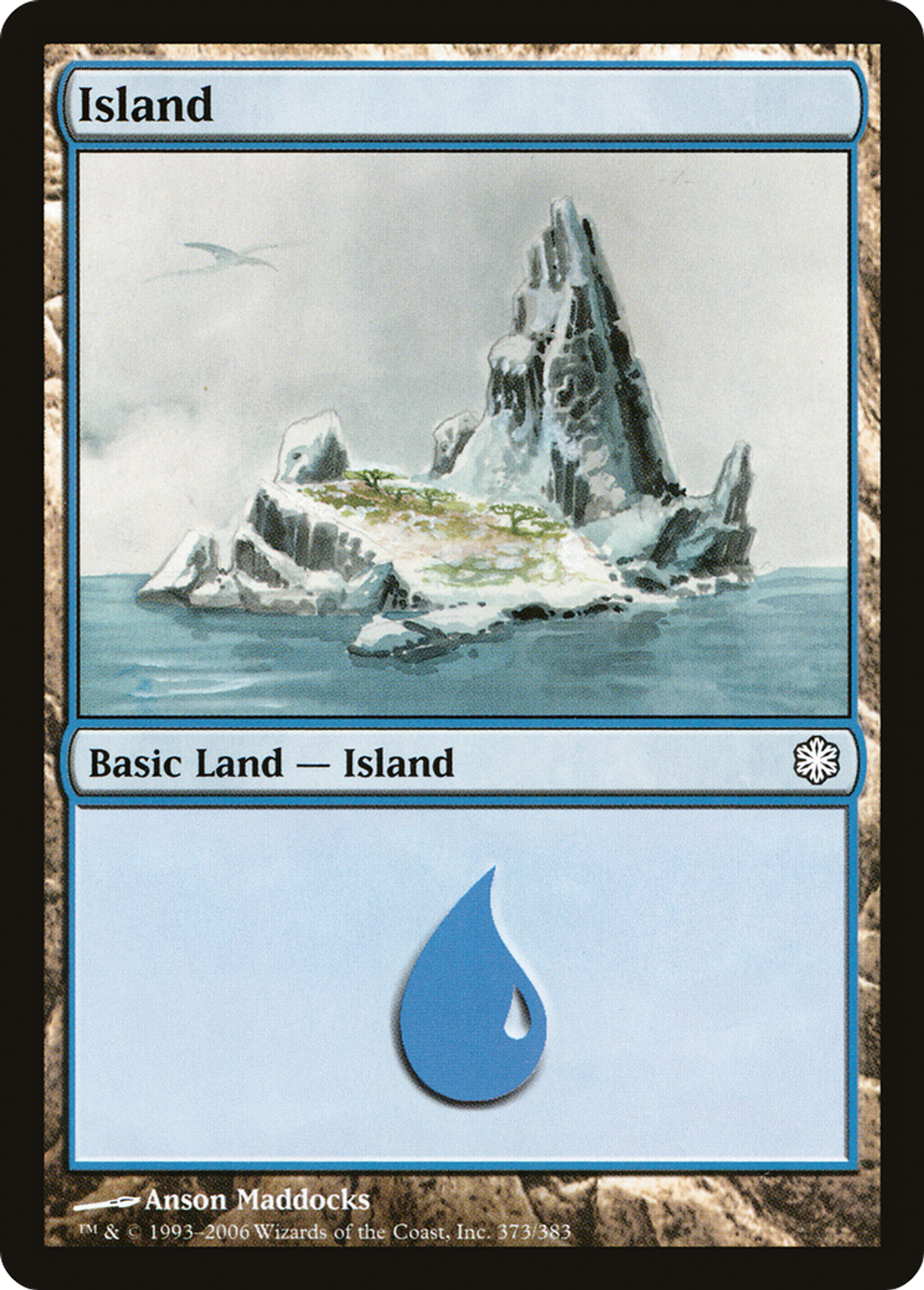 Island — Coldsnap Theme Decks — Magic: The Gathering