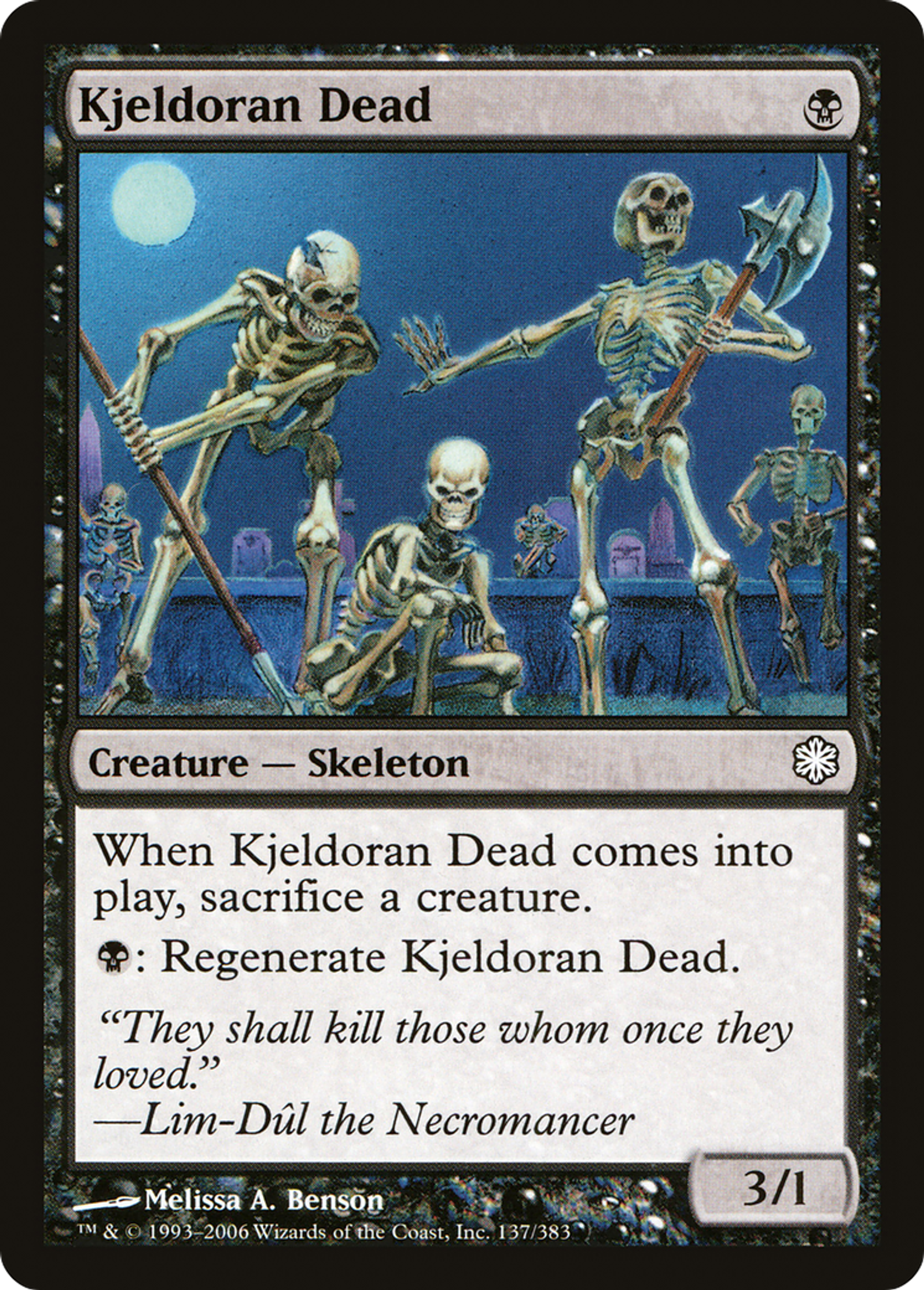 Mort kjeldorien — Coldsnap Theme Decks — Magic: The Gathering