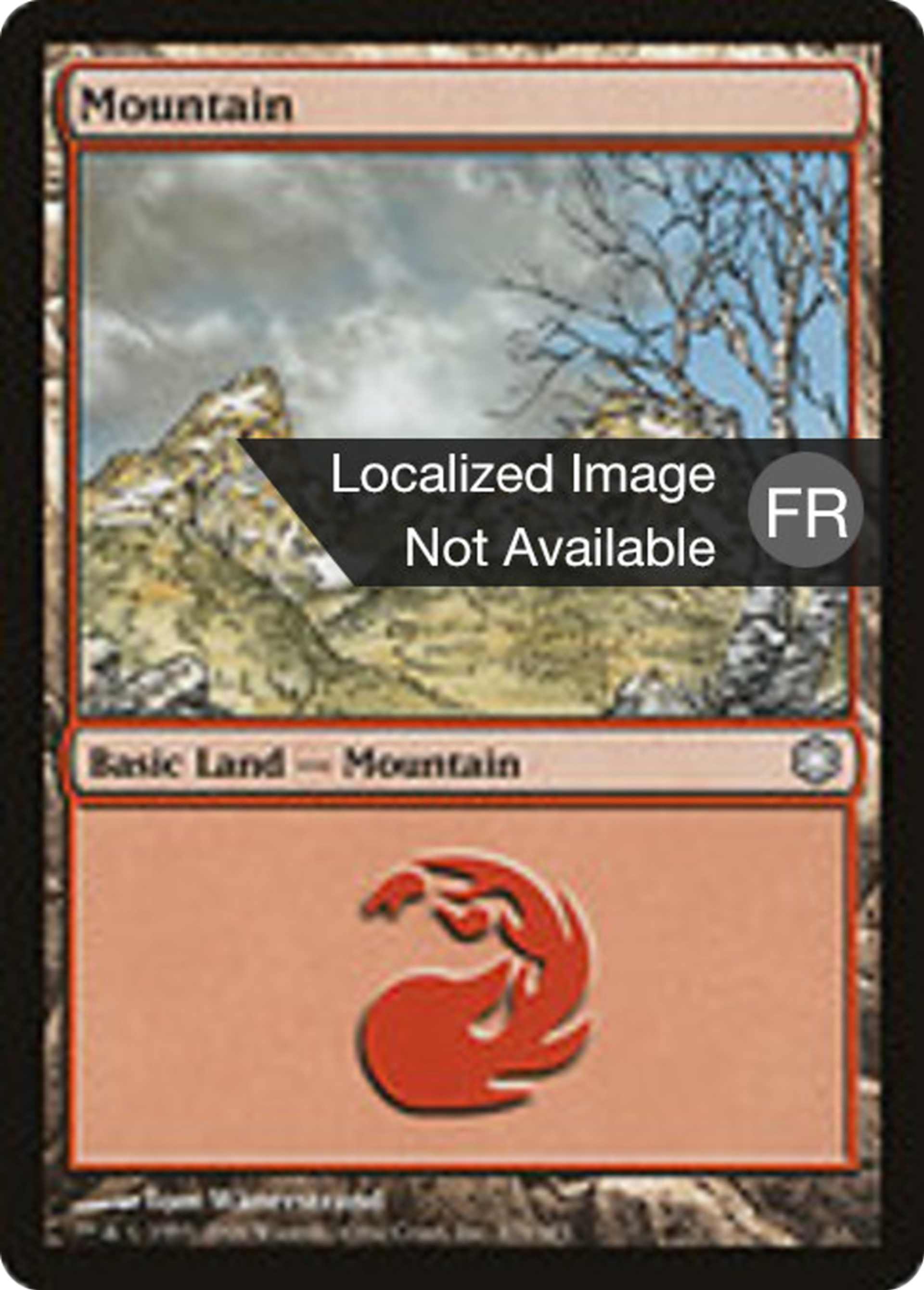 Montagne — Coldsnap Theme Decks — Magic: The Gathering