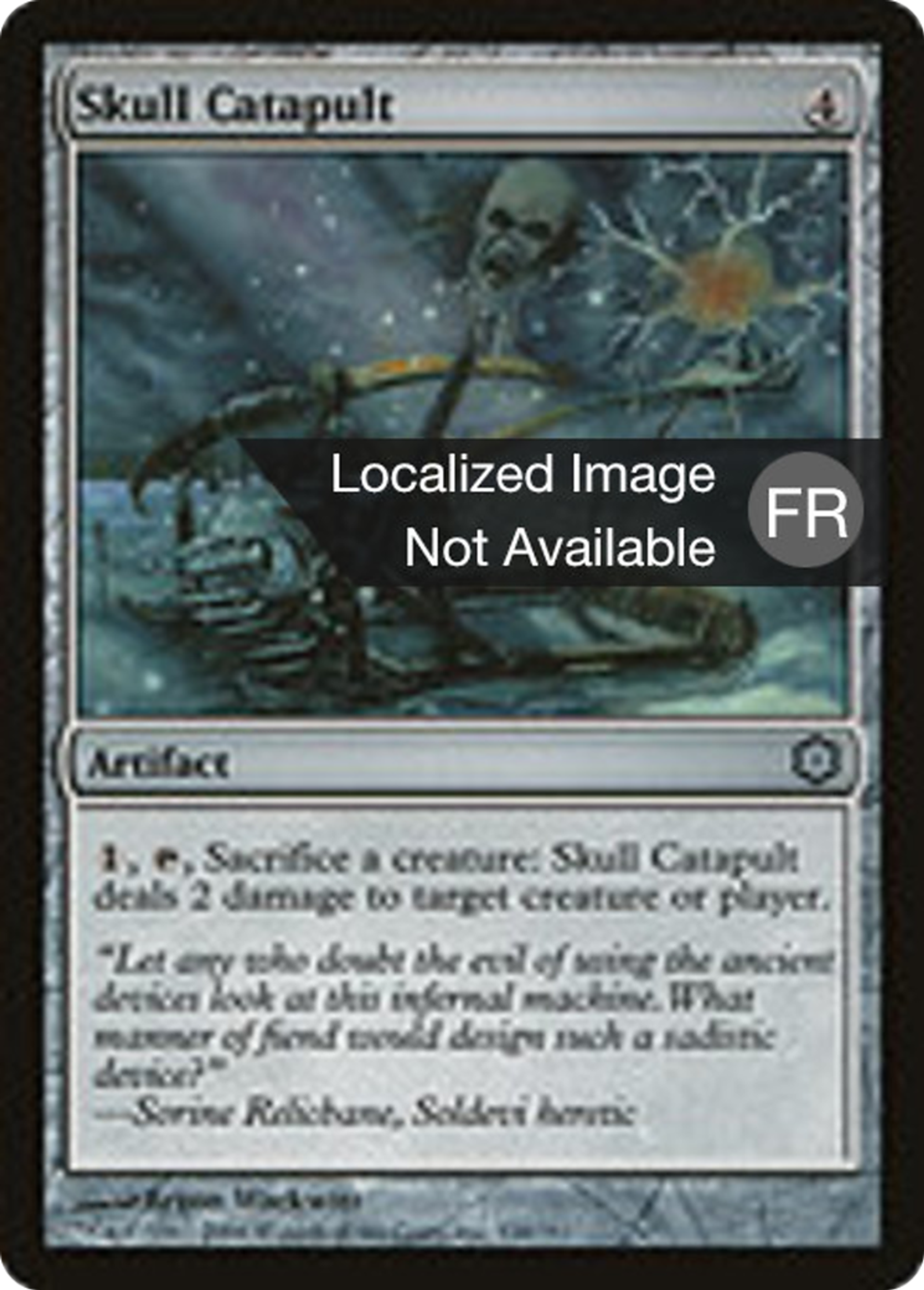 Catapulte des crânes — Coldsnap Theme Decks — Magic: The Gathering