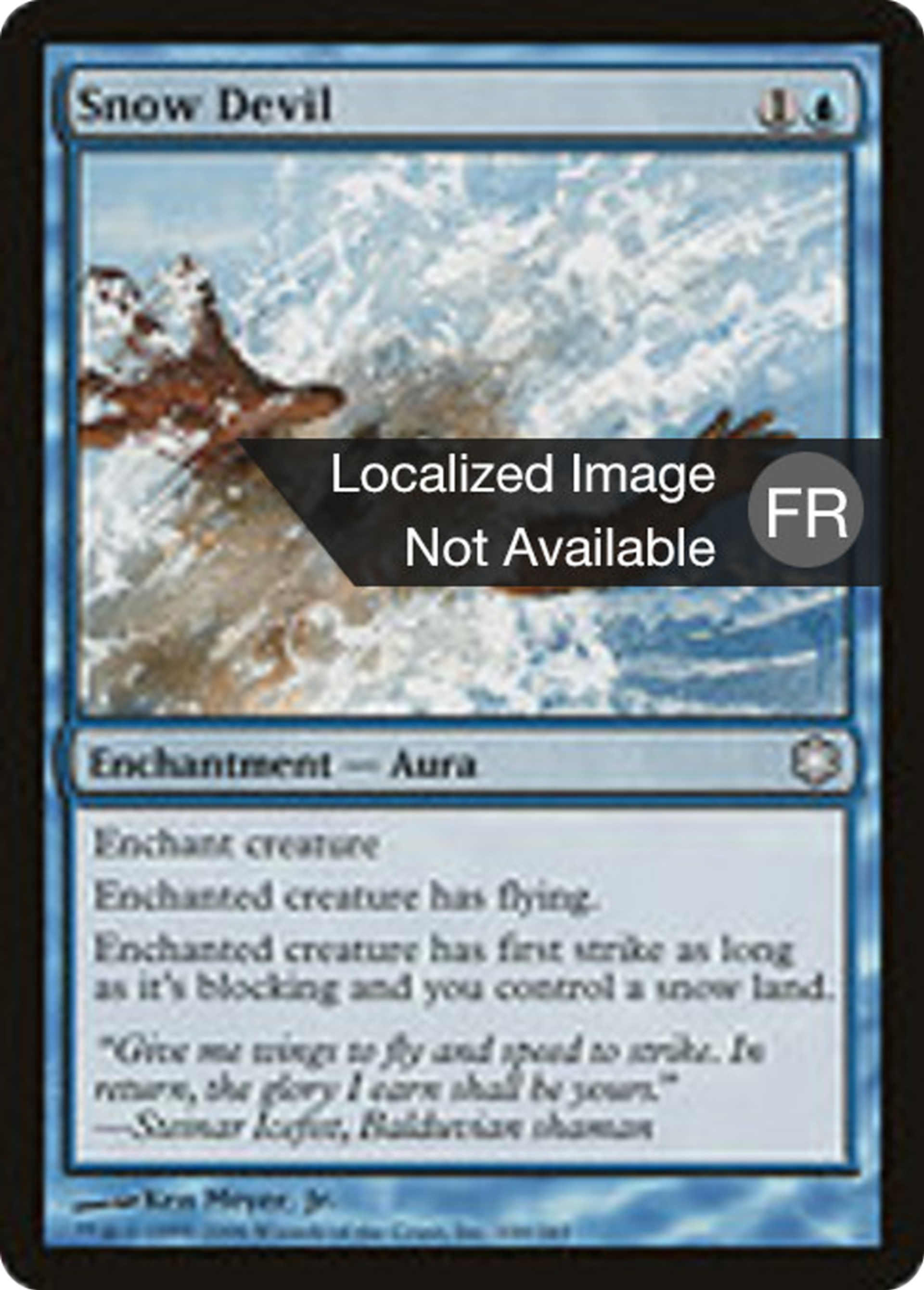 Diable des neiges — Coldsnap Theme Decks — Magic: The Gathering