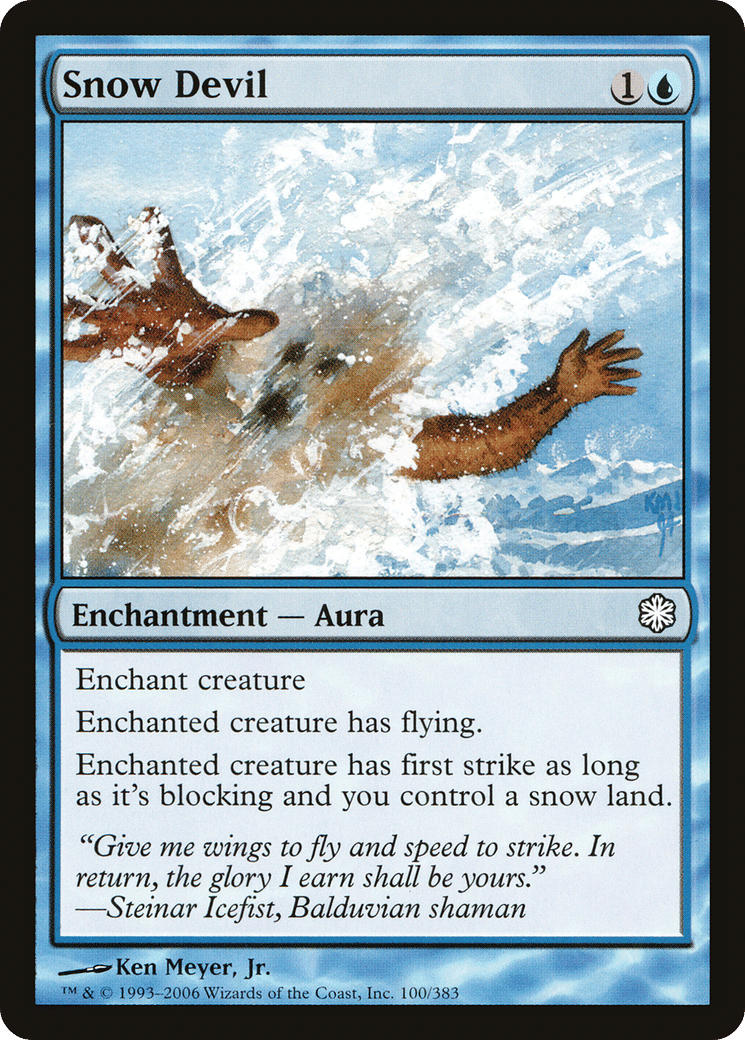 Snow Devil — Coldsnap Theme Decks — Magic: The Gathering