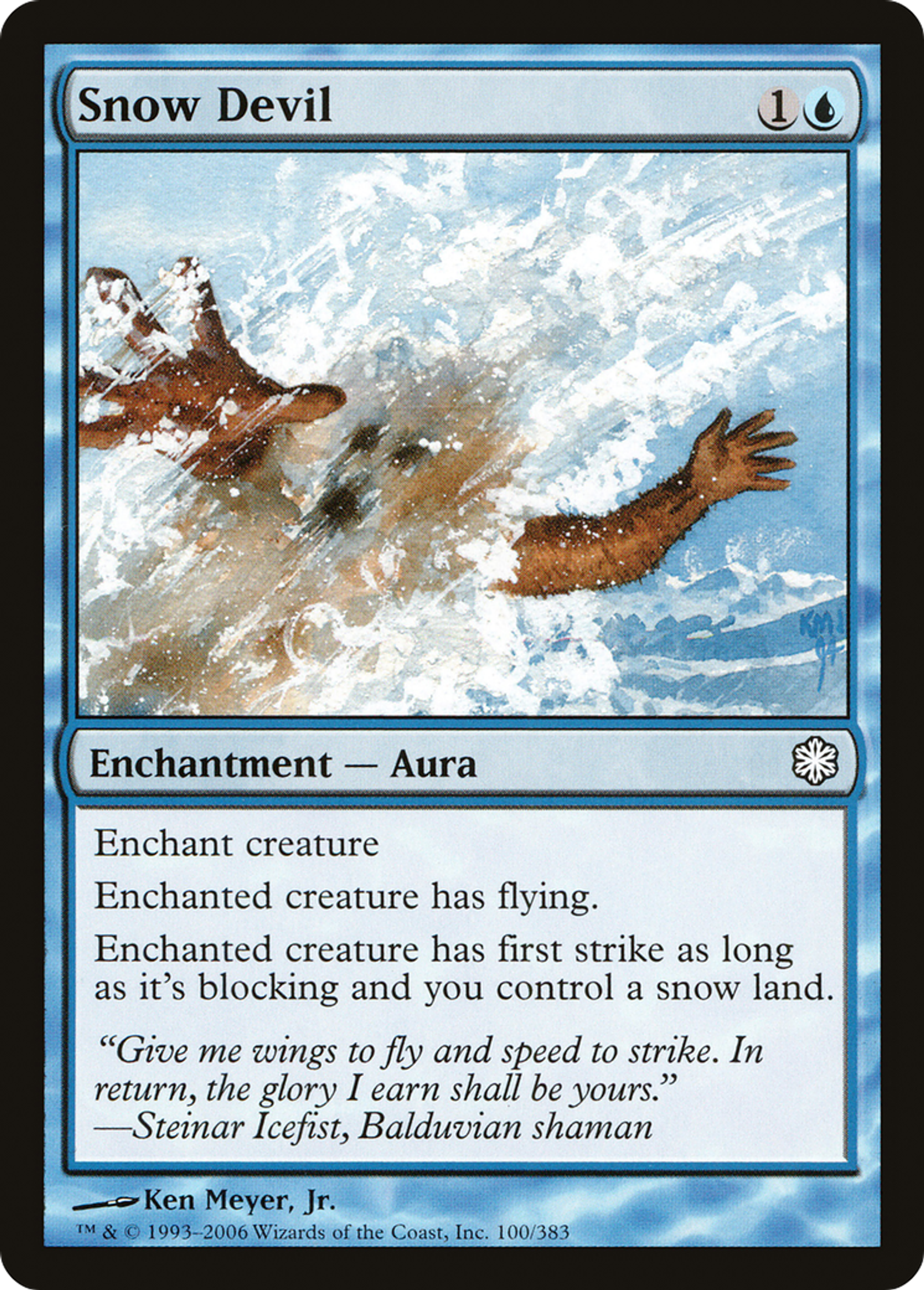 Diable des neiges — Coldsnap Theme Decks — Magic: The Gathering