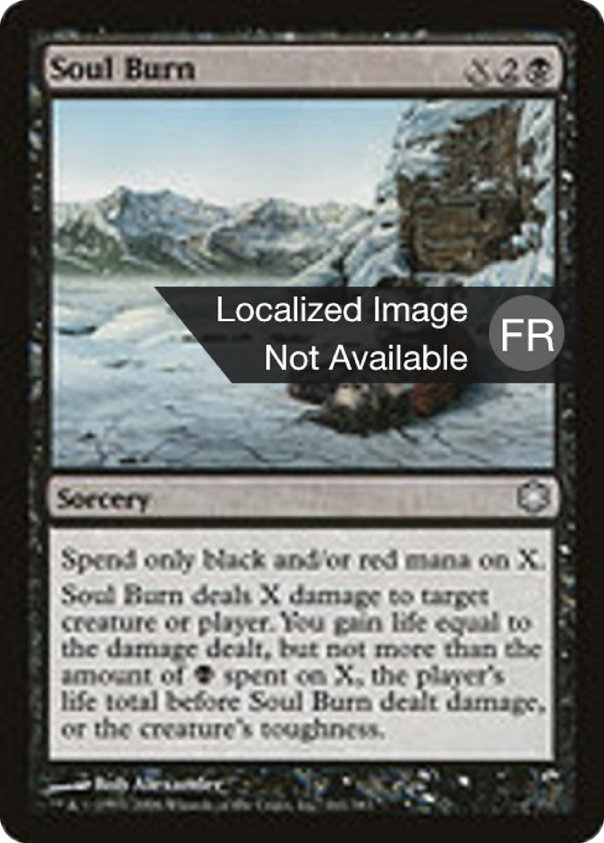 Brûlure des âmes — Coldsnap Theme Decks — Magic: The Gathering