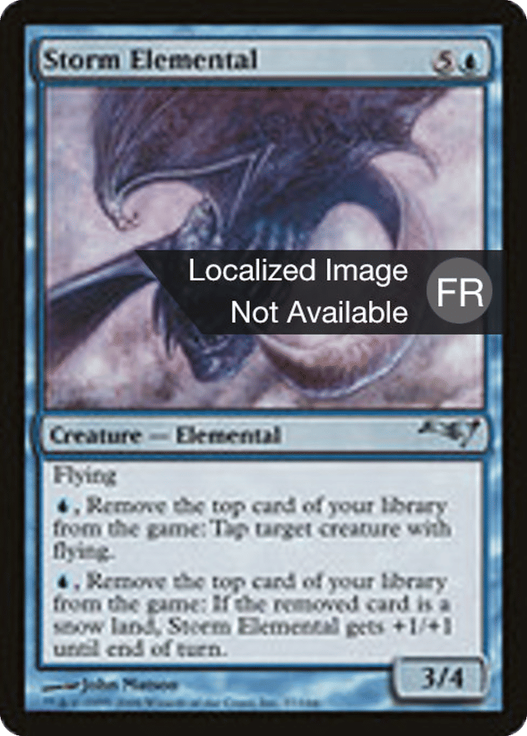 Élémental de l'orage — Coldsnap Theme Decks — Magic: The Gathering