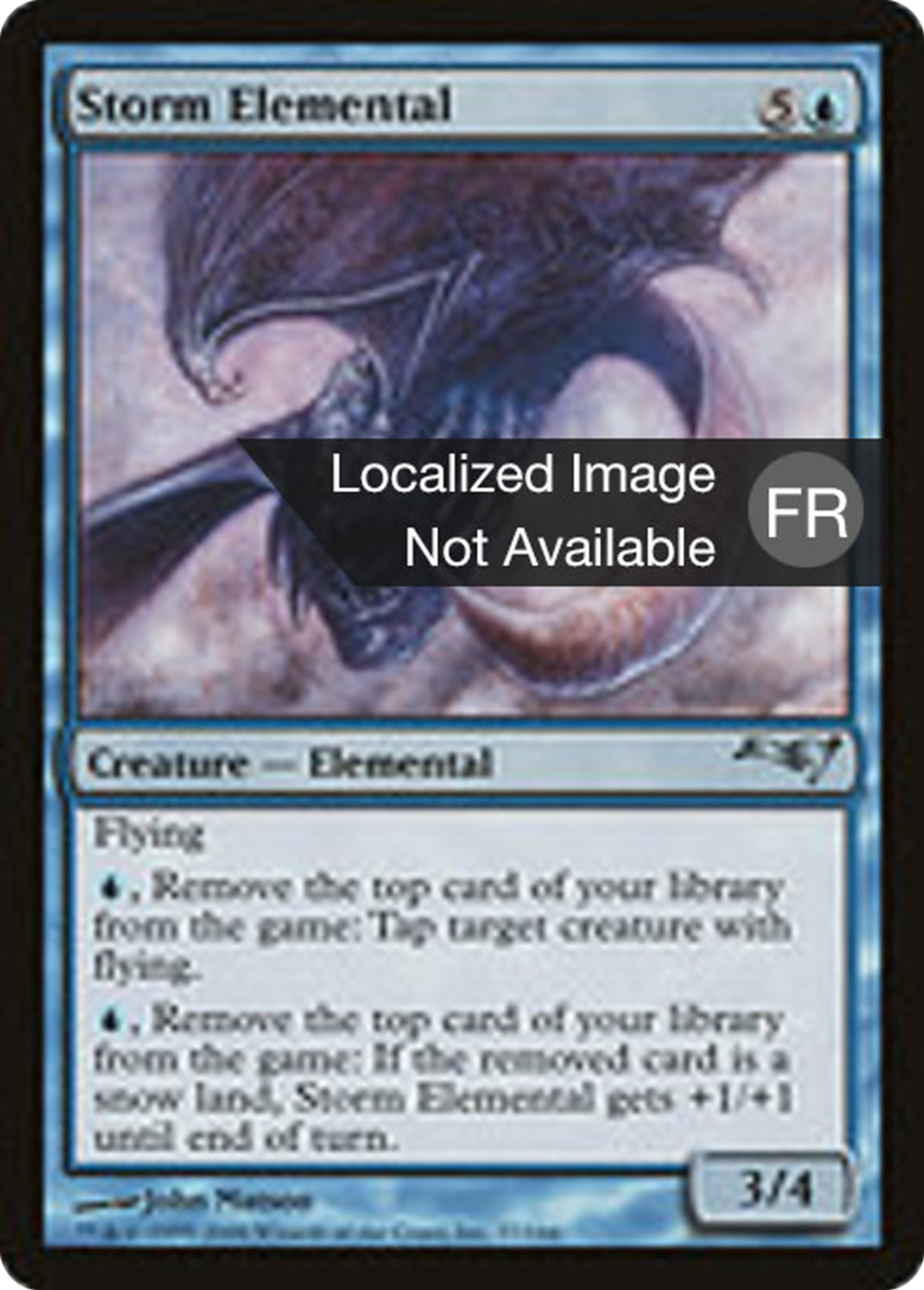 Élémental de l'orage — Coldsnap Theme Decks — Magic: The Gathering