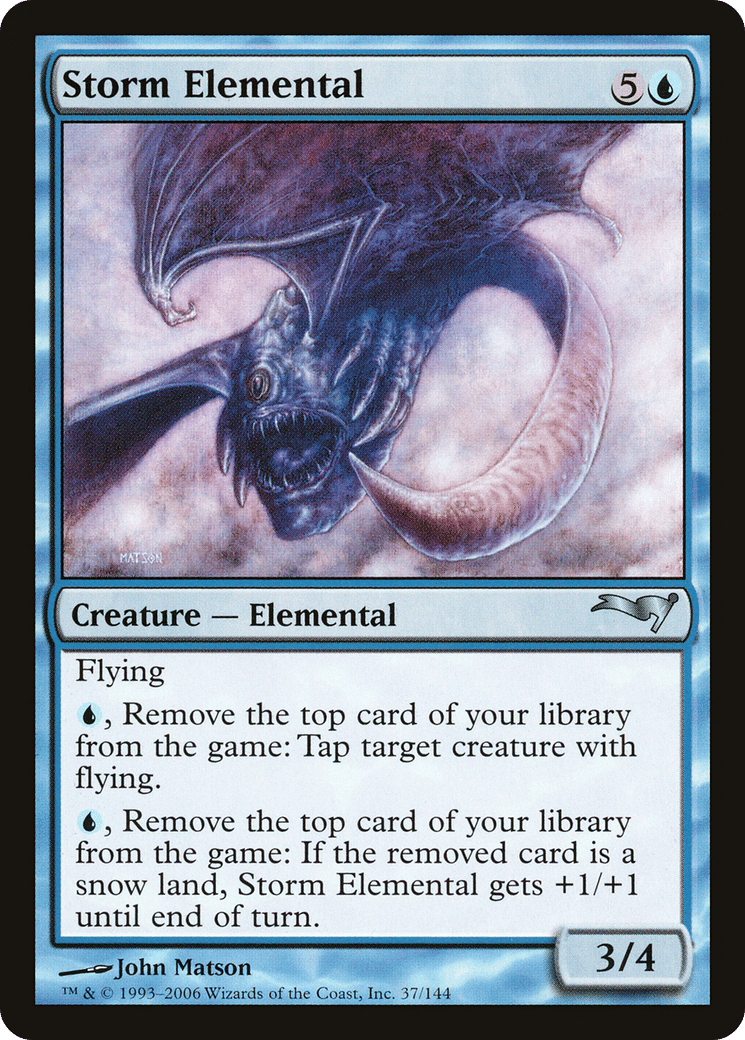 Storm Elemental — Coldsnap Theme Decks — Magic: The Gathering