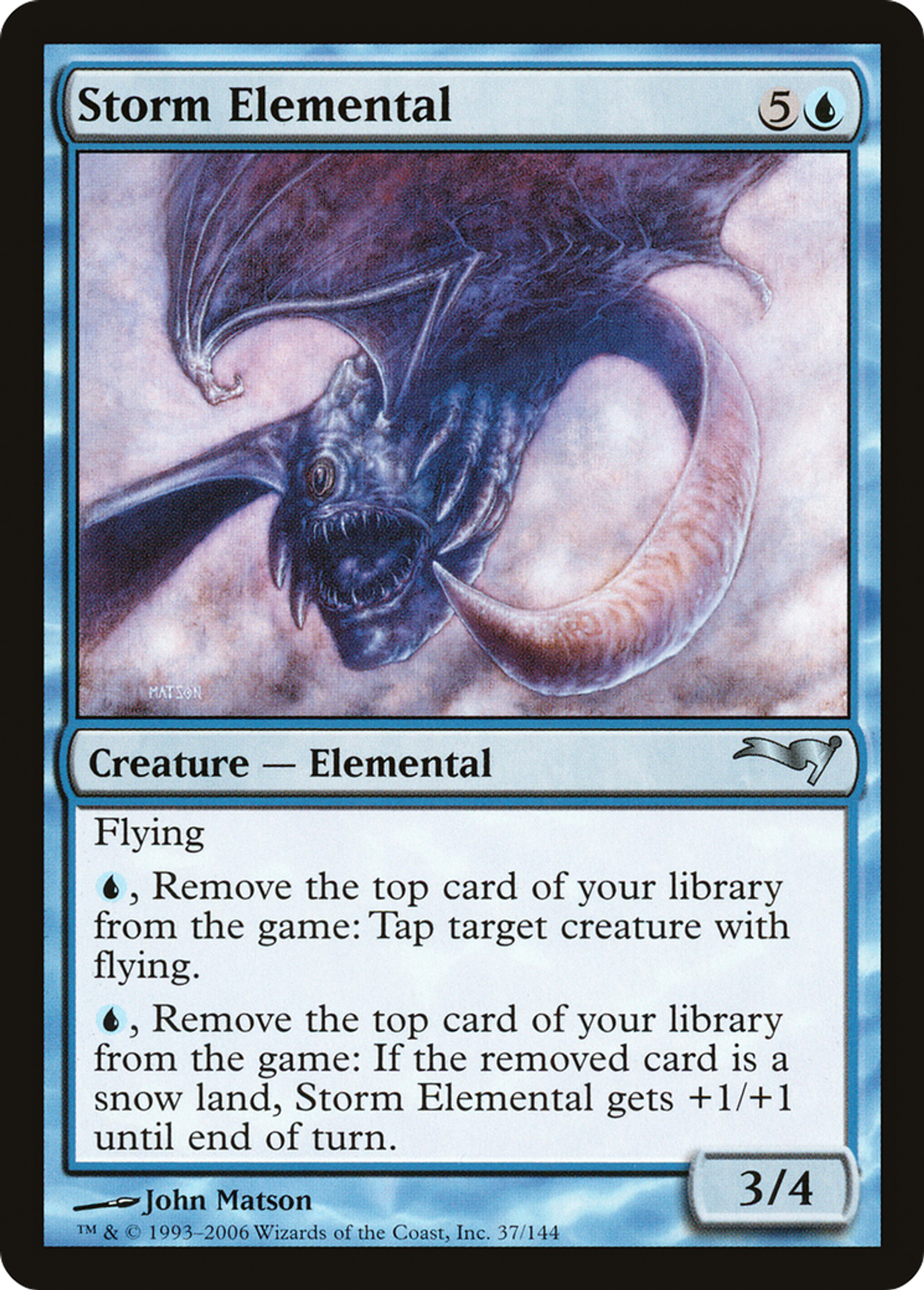 Storm Elemental — Coldsnap Theme Decks — Magic: The Gathering
