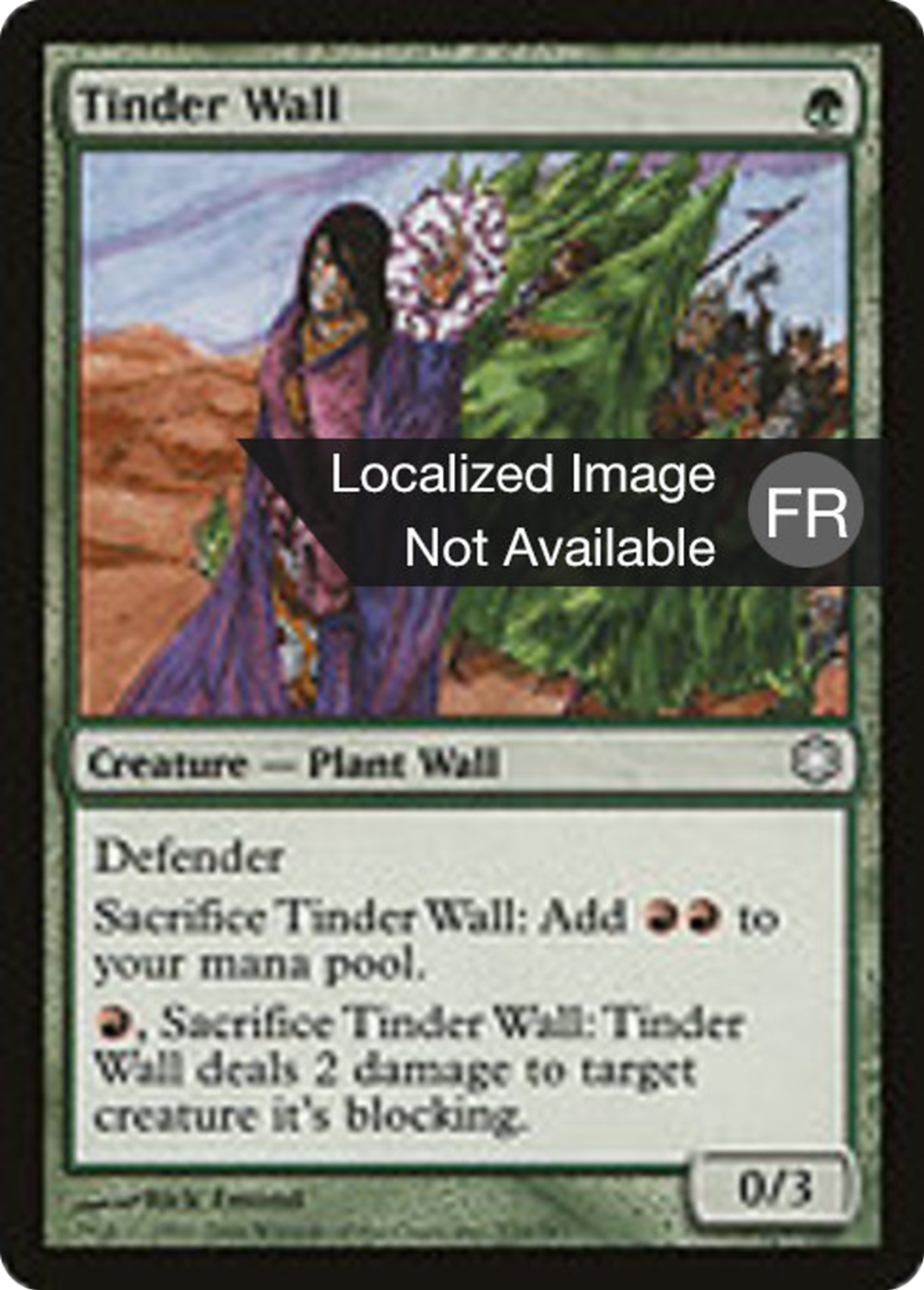 Mur d'amadou — Coldsnap Theme Decks — Magic: The Gathering