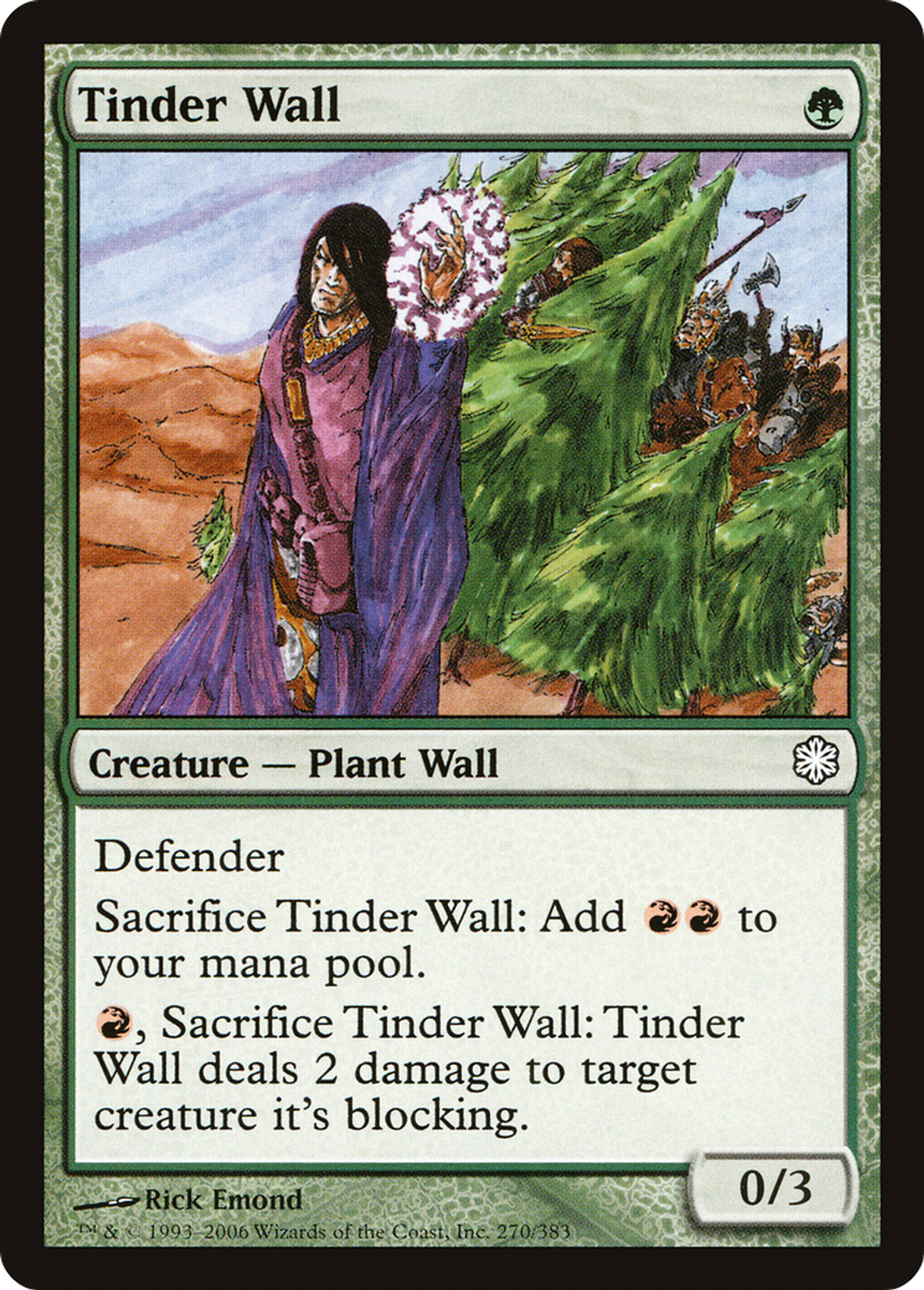 Mur d'amadou — Coldsnap Theme Decks — Magic: The Gathering