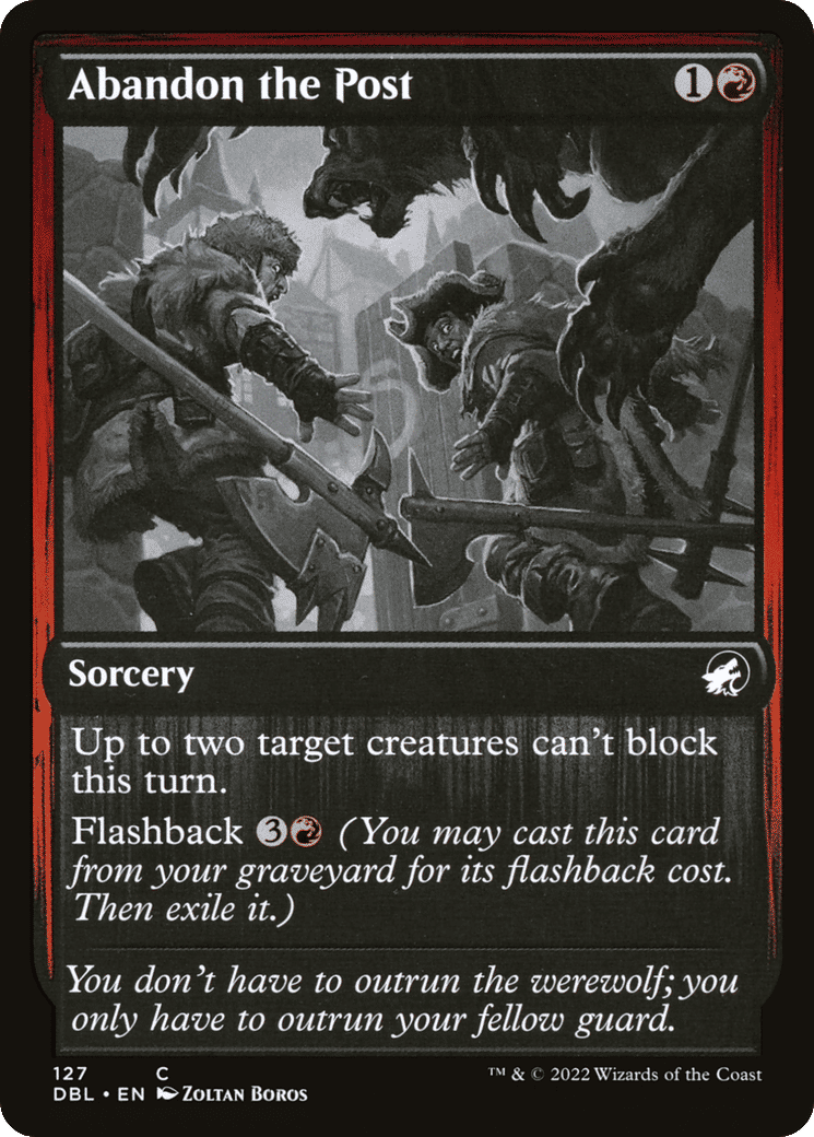 Abandon the Post — Innistrad: Double Feature — Magic: The Gathering