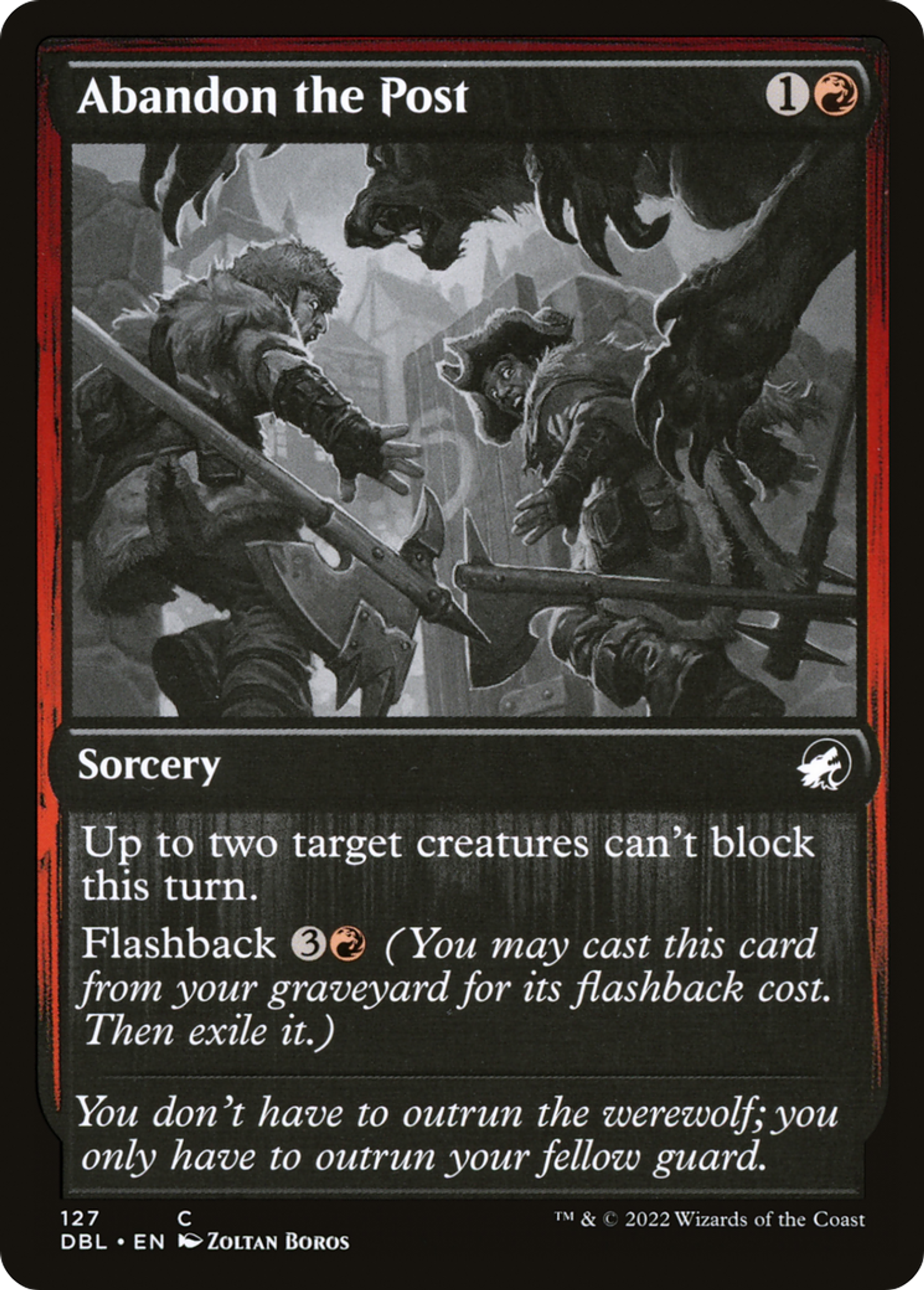 Abandon the Post — Innistrad: Double Feature — Magic: The Gathering