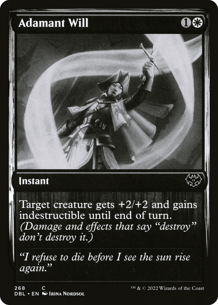 Adamant Will — Innistrad: Double Feature — Magic: The Gathering