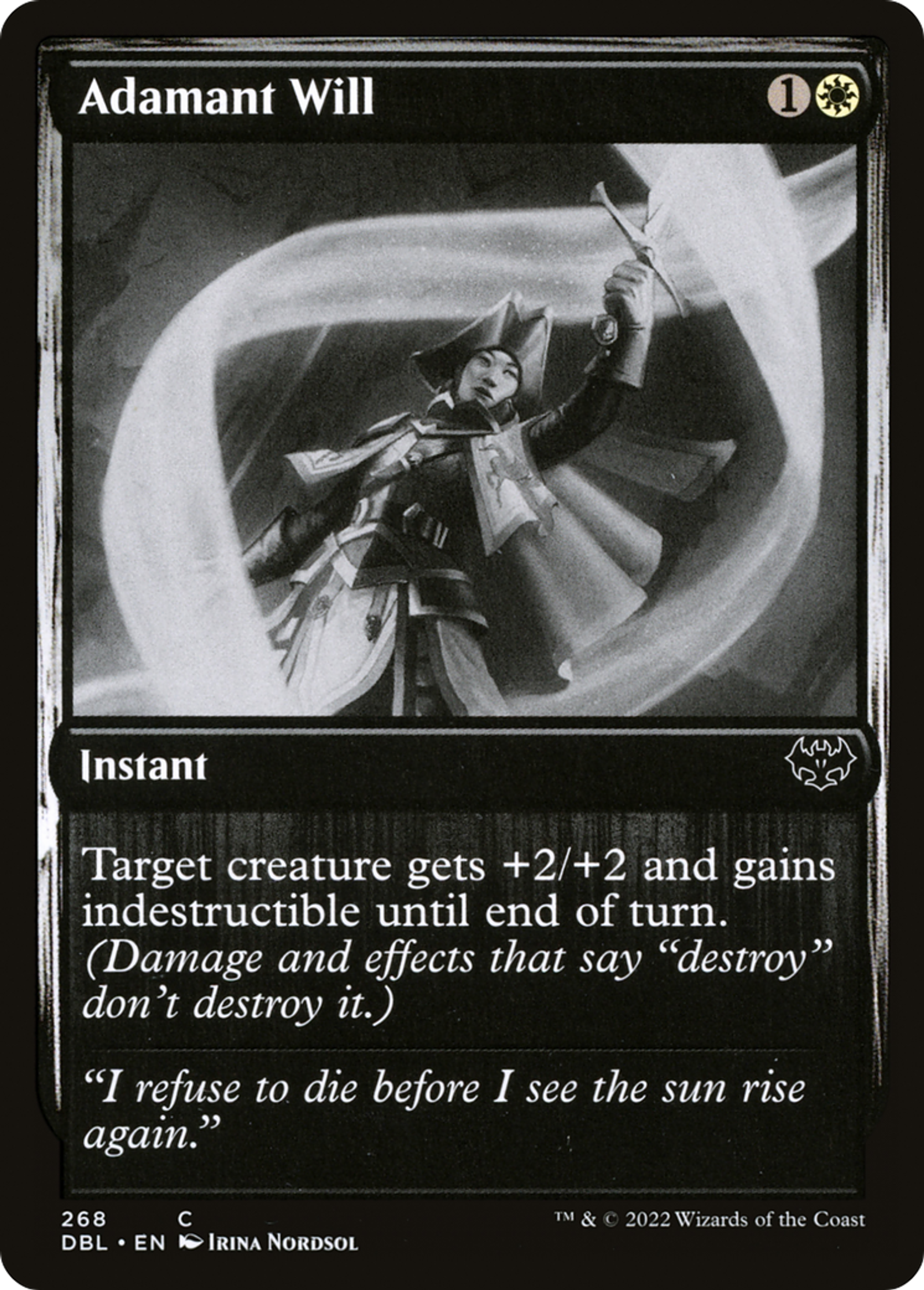 Adamant Will — Innistrad: Double Feature — Magic: The Gathering