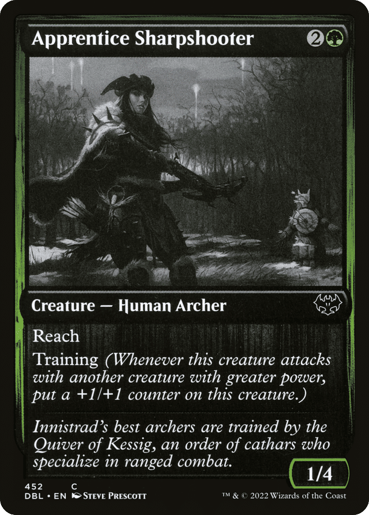 Apprentice Sharpshooter — Innistrad: Double Feature — Magic: The Gathering