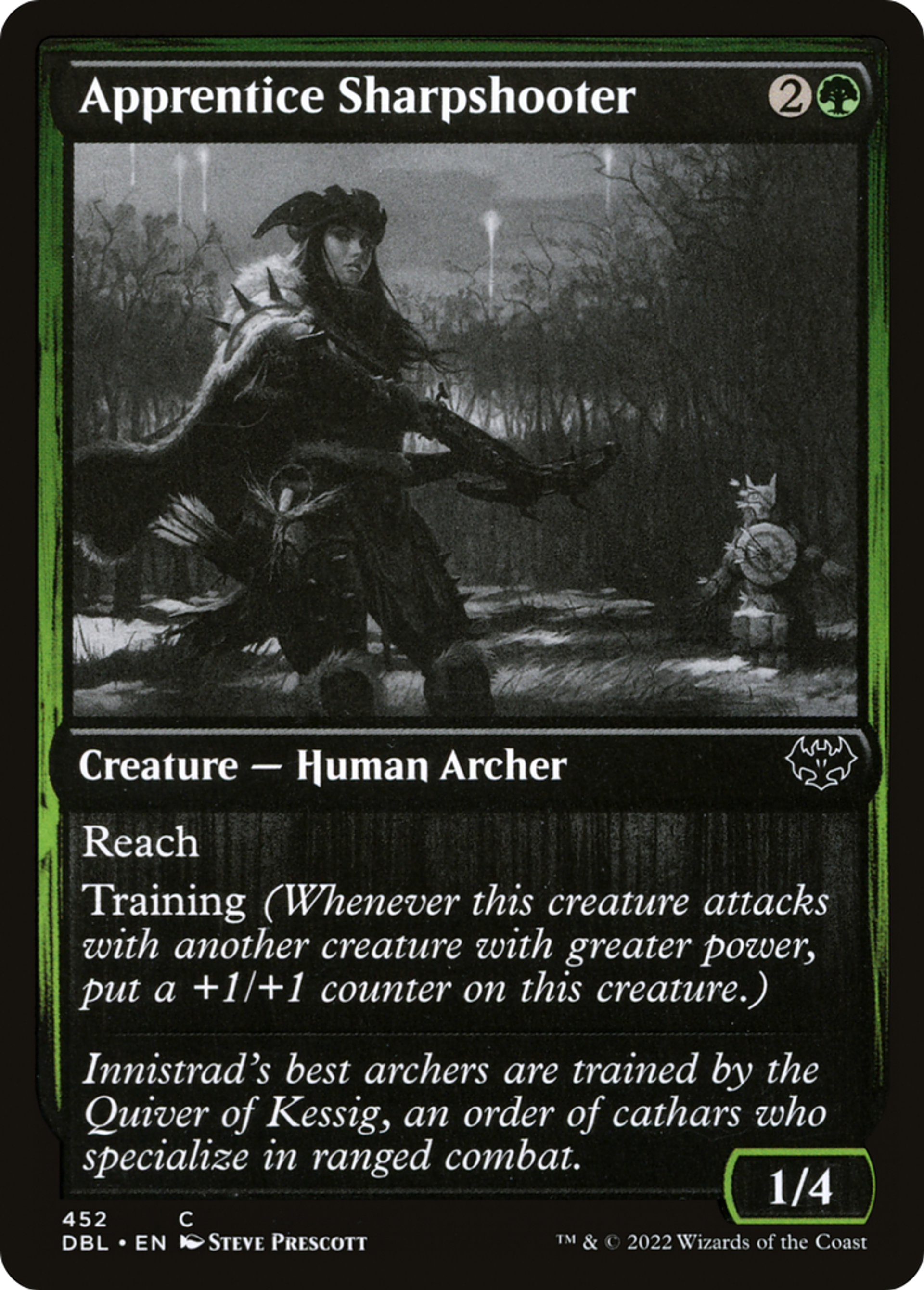 Apprentice Sharpshooter — Innistrad: Double Feature — Magic: The Gathering