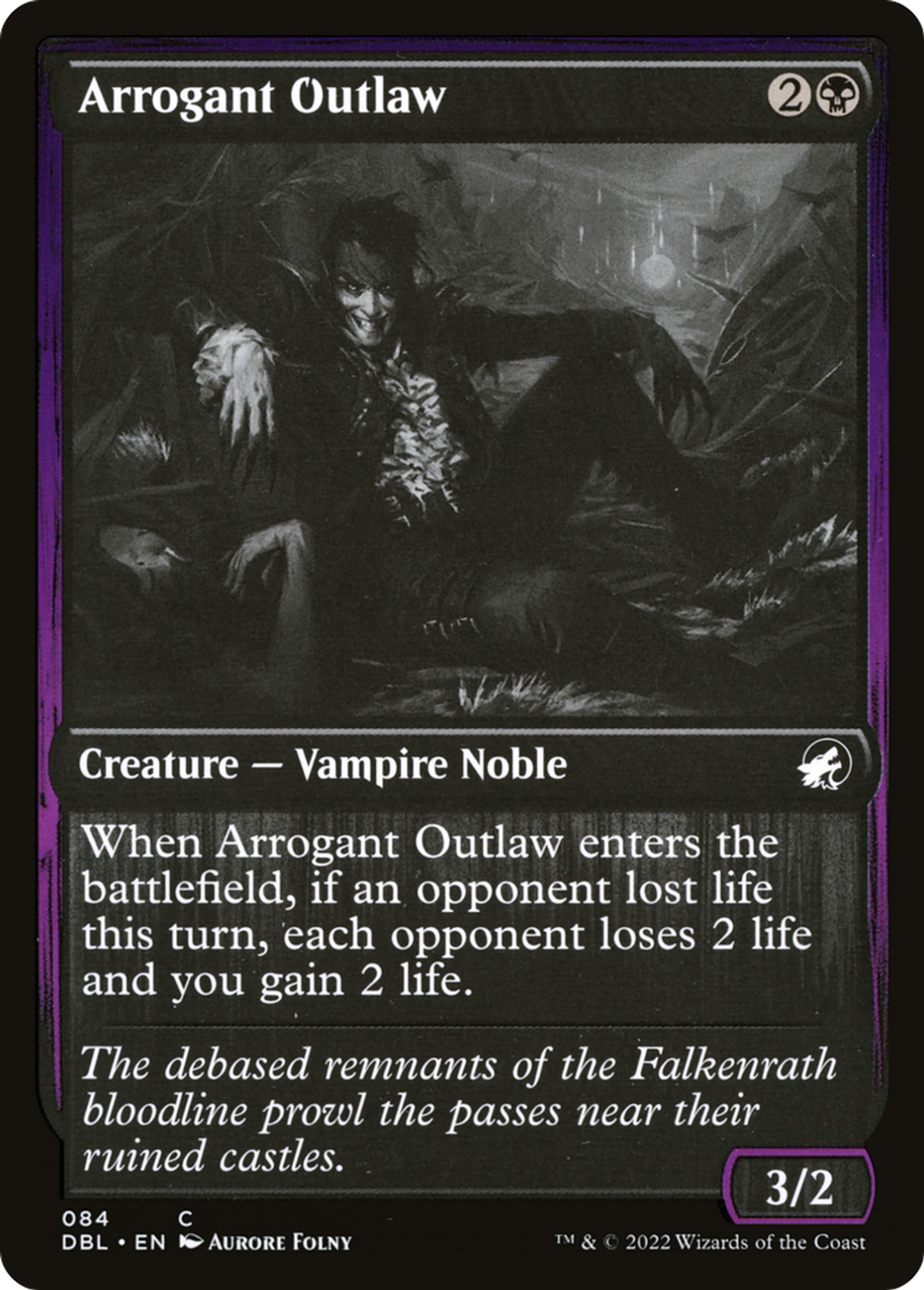 Arrogant Outlaw — Innistrad: Double Feature — Magic: The Gathering