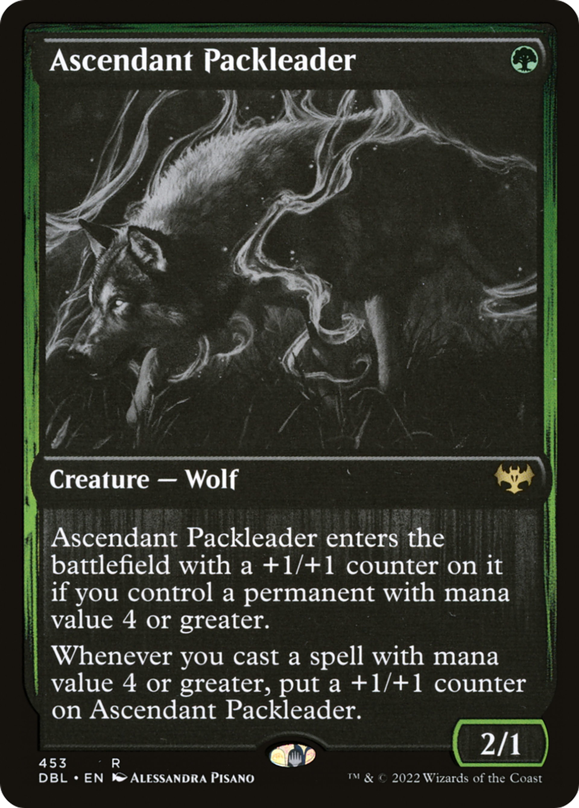 Ascendant Packleader — Innistrad: Double Feature — Magic: The Gathering