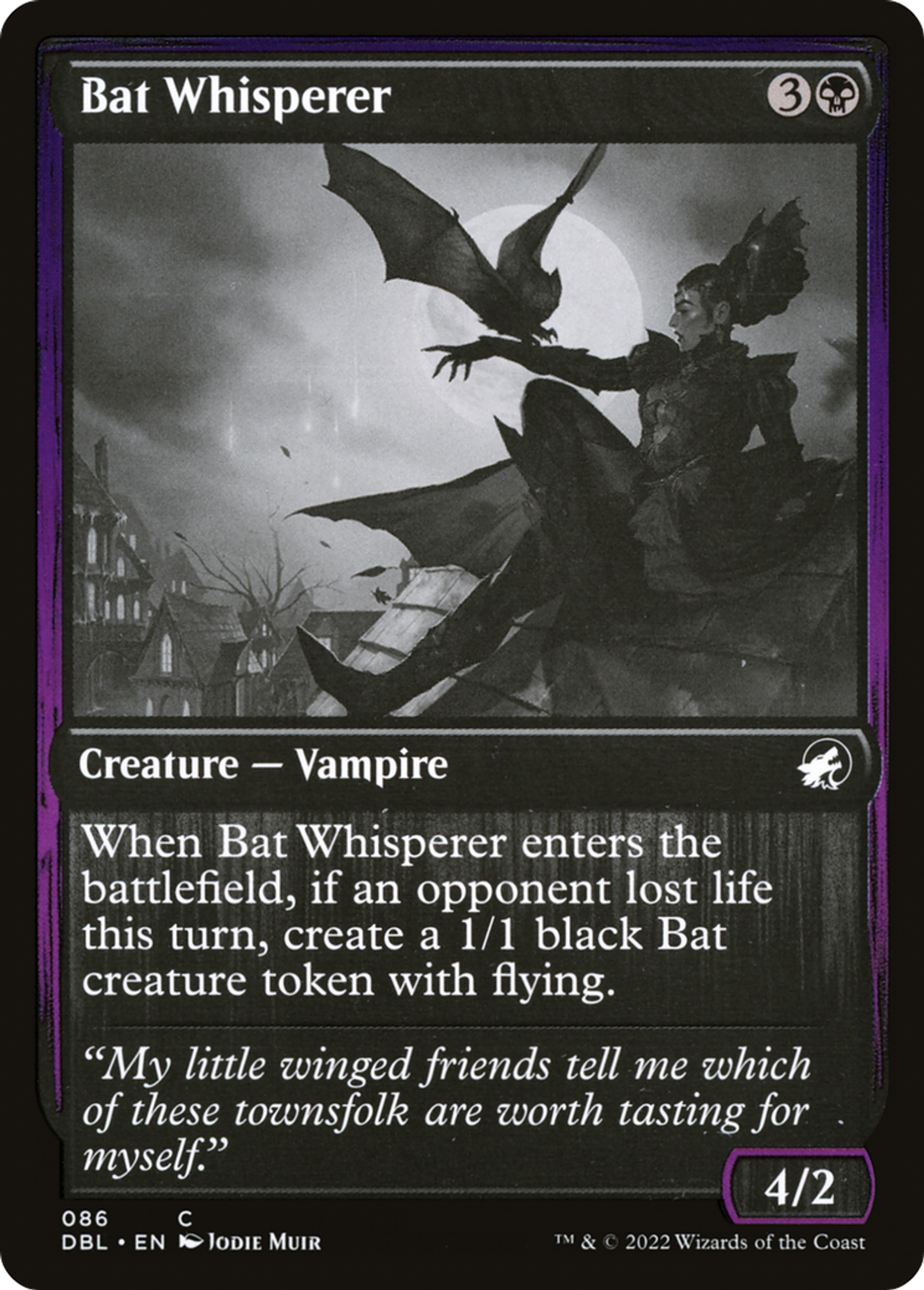 Bat Whisperer — Innistrad: Double Feature — Magic: The Gathering