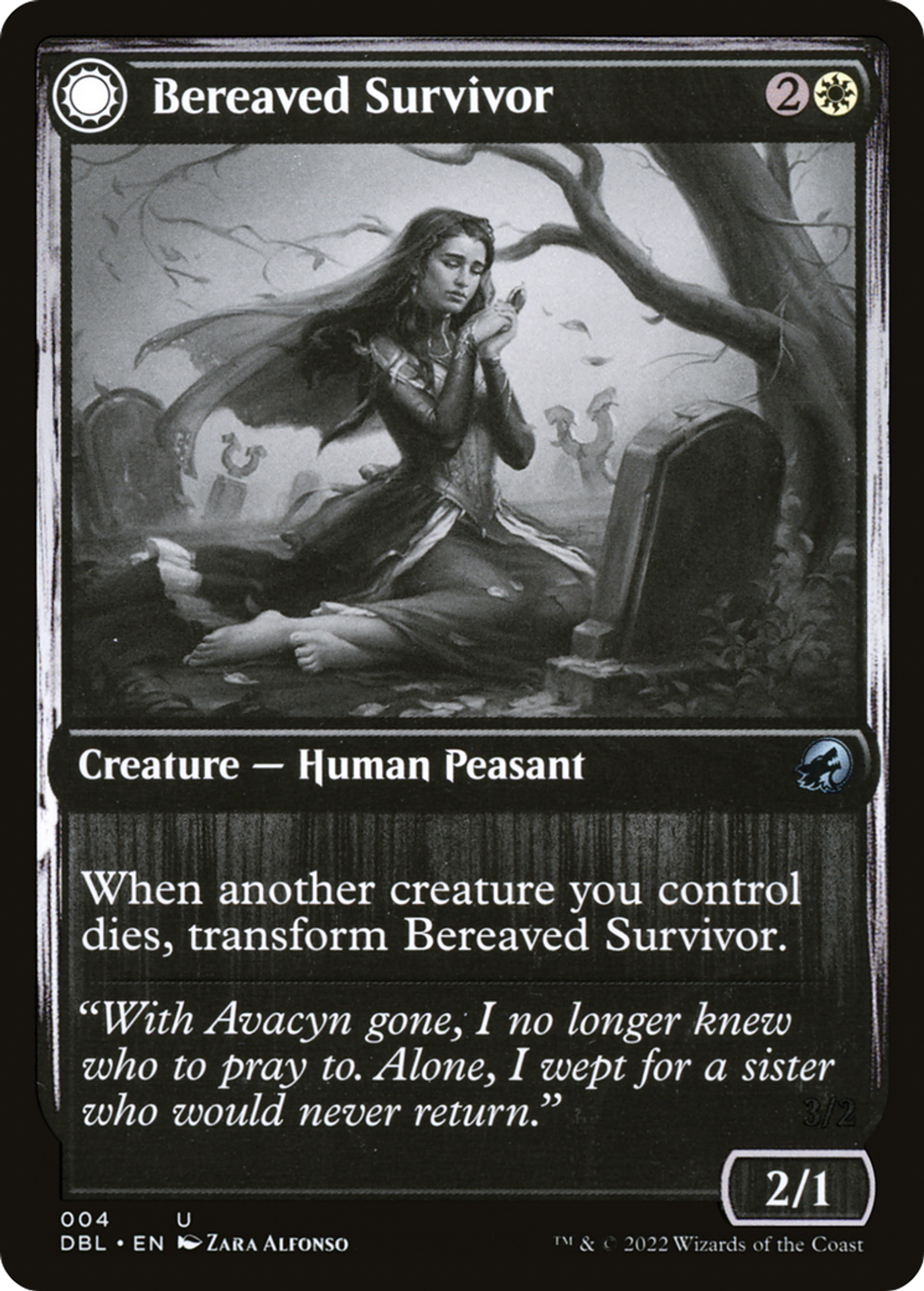 Bereaved Survivor // Dauntless Avenger — Innistrad: Double Feature — Magic: The Gathering