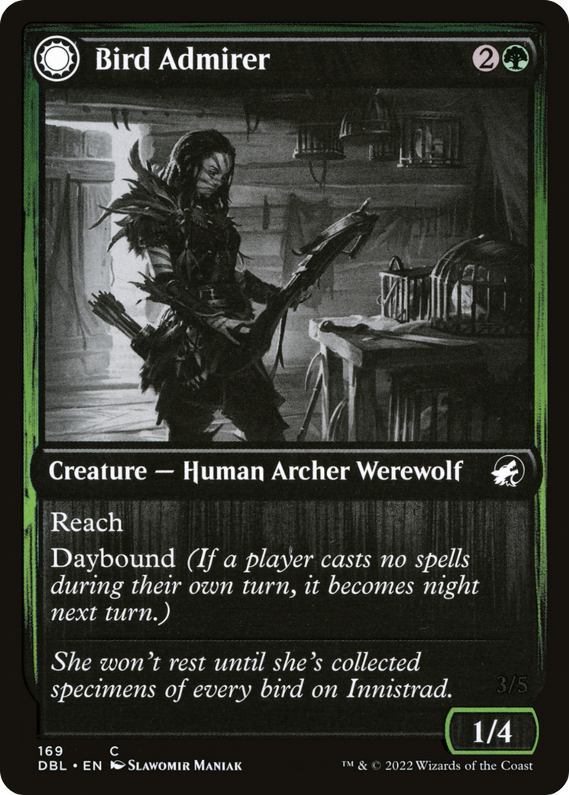 Bird Admirer // Wing Shredder — Innistrad: Double Feature — Magic: The Gathering