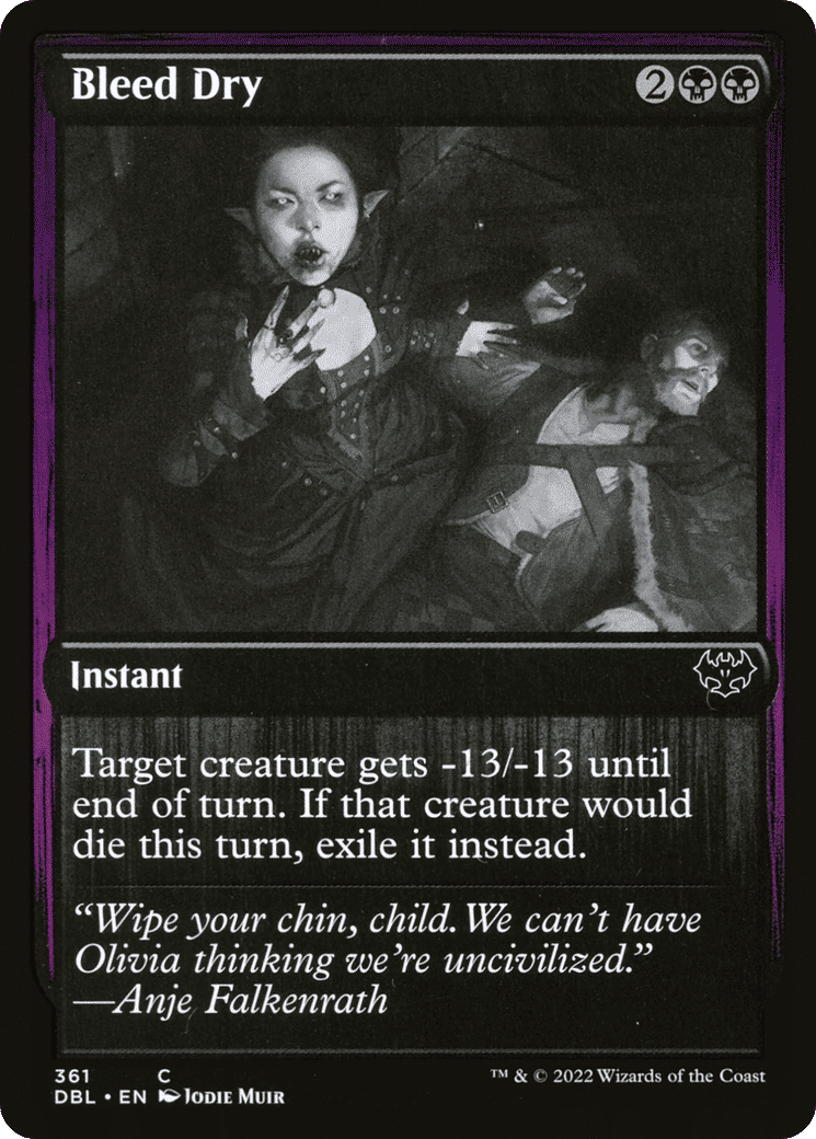 Bleed Dry — Innistrad: Double Feature — Magic: The Gathering