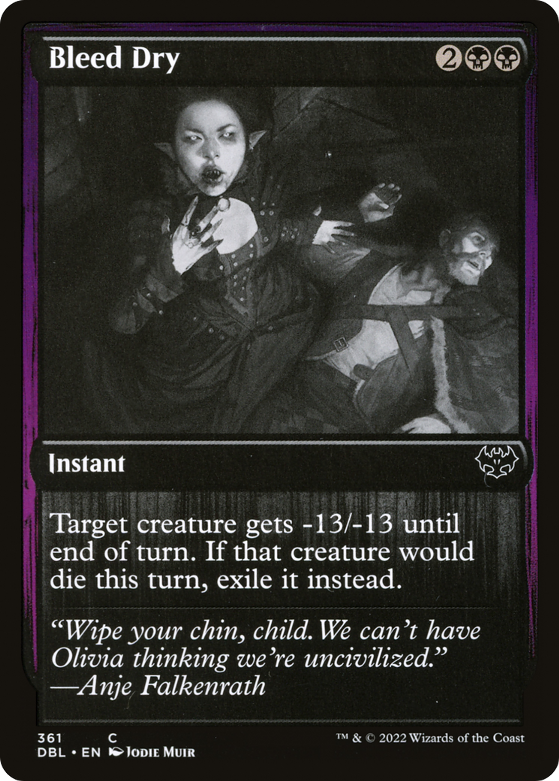 Bleed Dry — Innistrad: Double Feature — Magic: The Gathering