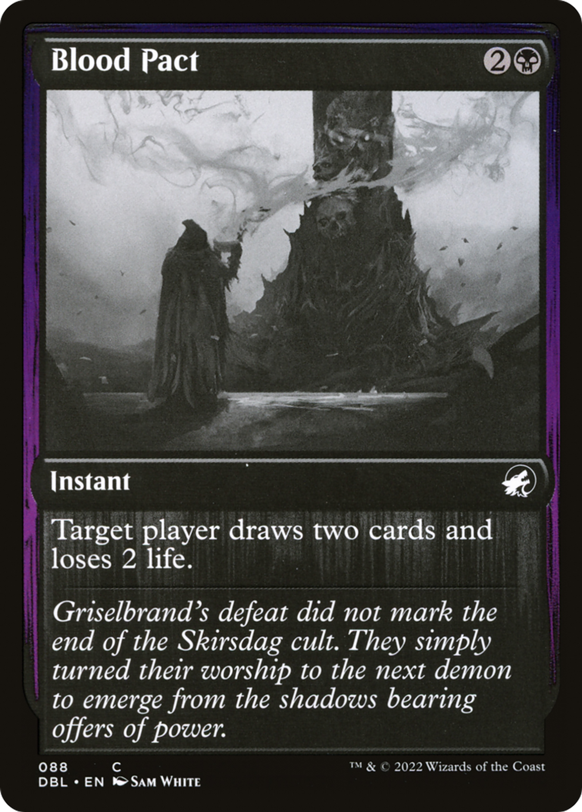 Blood Pact — Innistrad: Double Feature — Magic: The Gathering