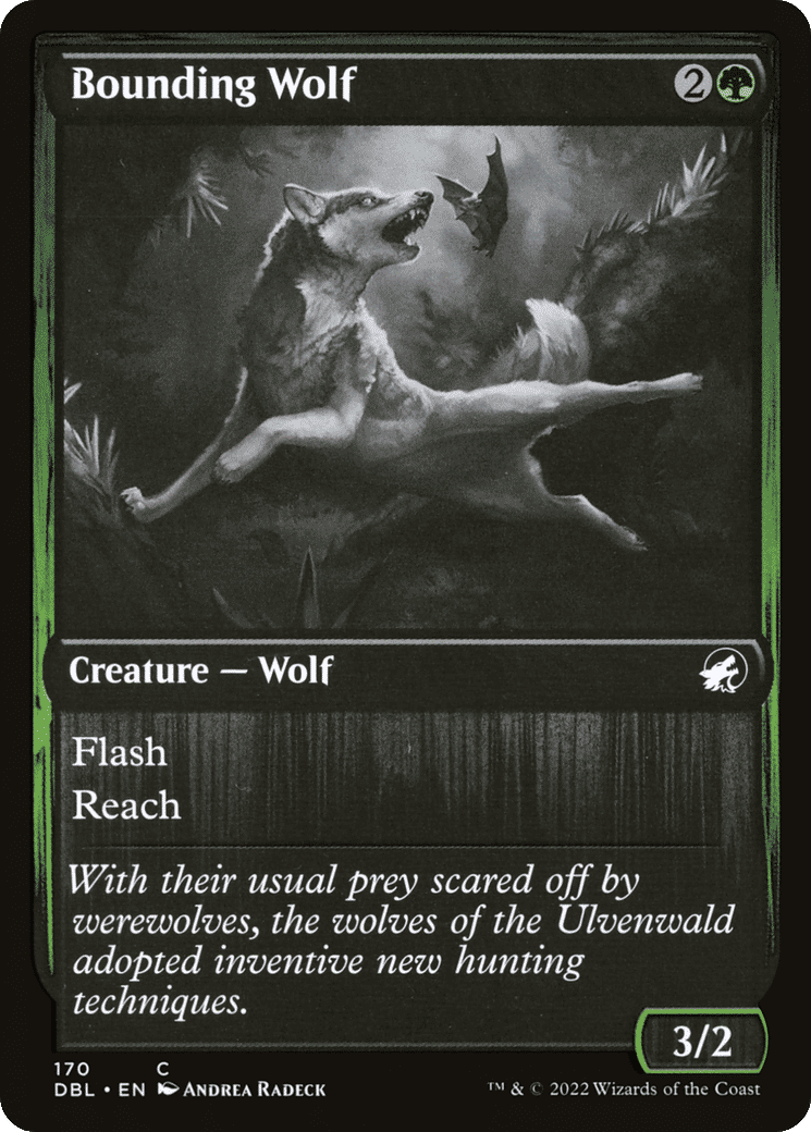 Bounding Wolf — Innistrad: Double Feature — Magic: The Gathering