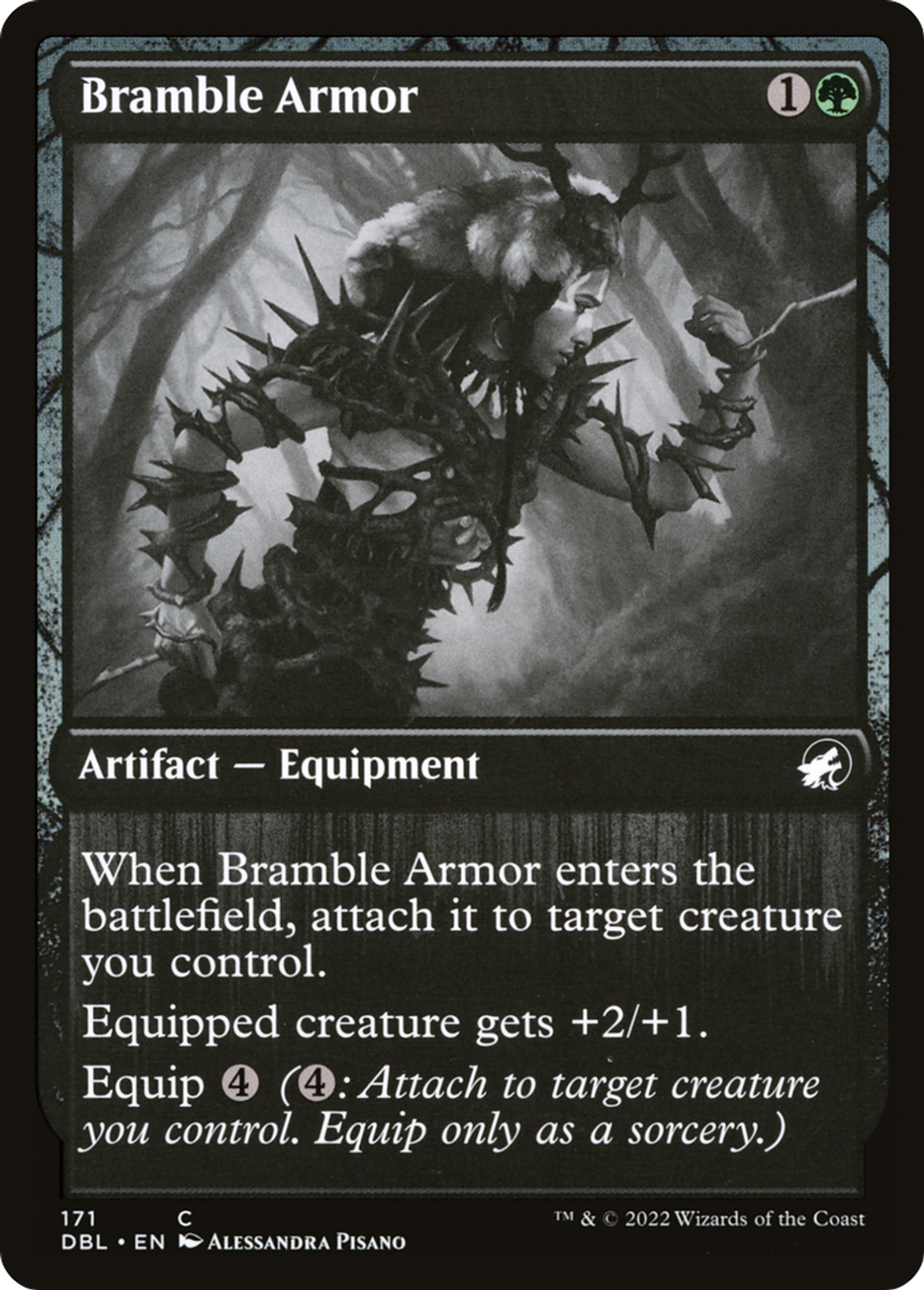 Bramble Armor — Innistrad: Double Feature — Magic: The Gathering
