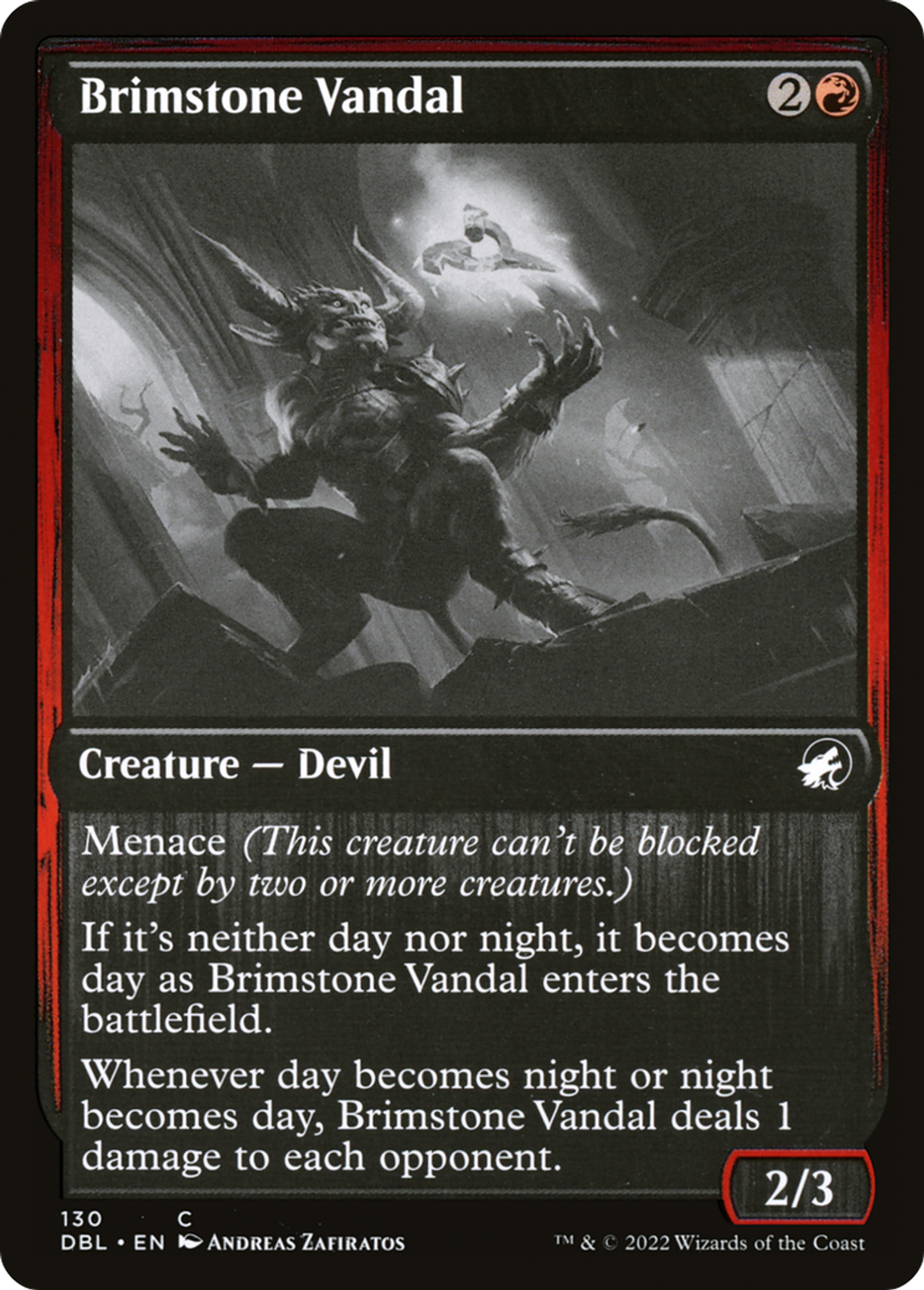 Brimstone Vandal — Innistrad: Double Feature — Magic: The Gathering