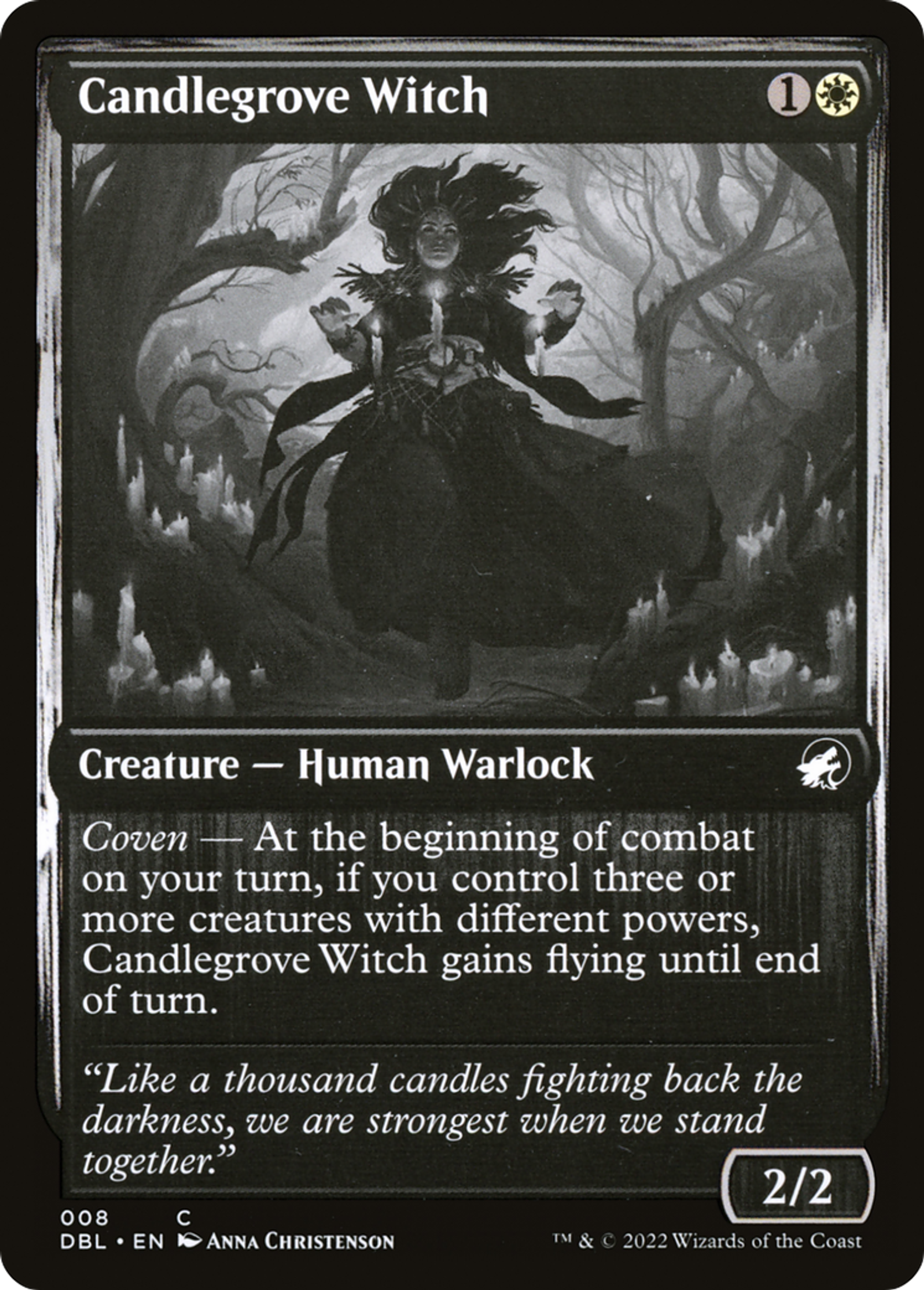 Candlegrove Witch — Innistrad: Double Feature — Magic: The Gathering