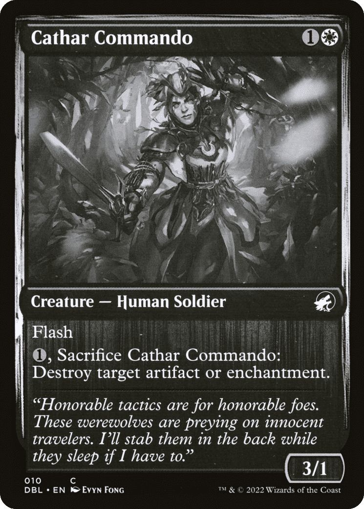 Cathar Commando — Innistrad: Double Feature — Magic: The Gathering