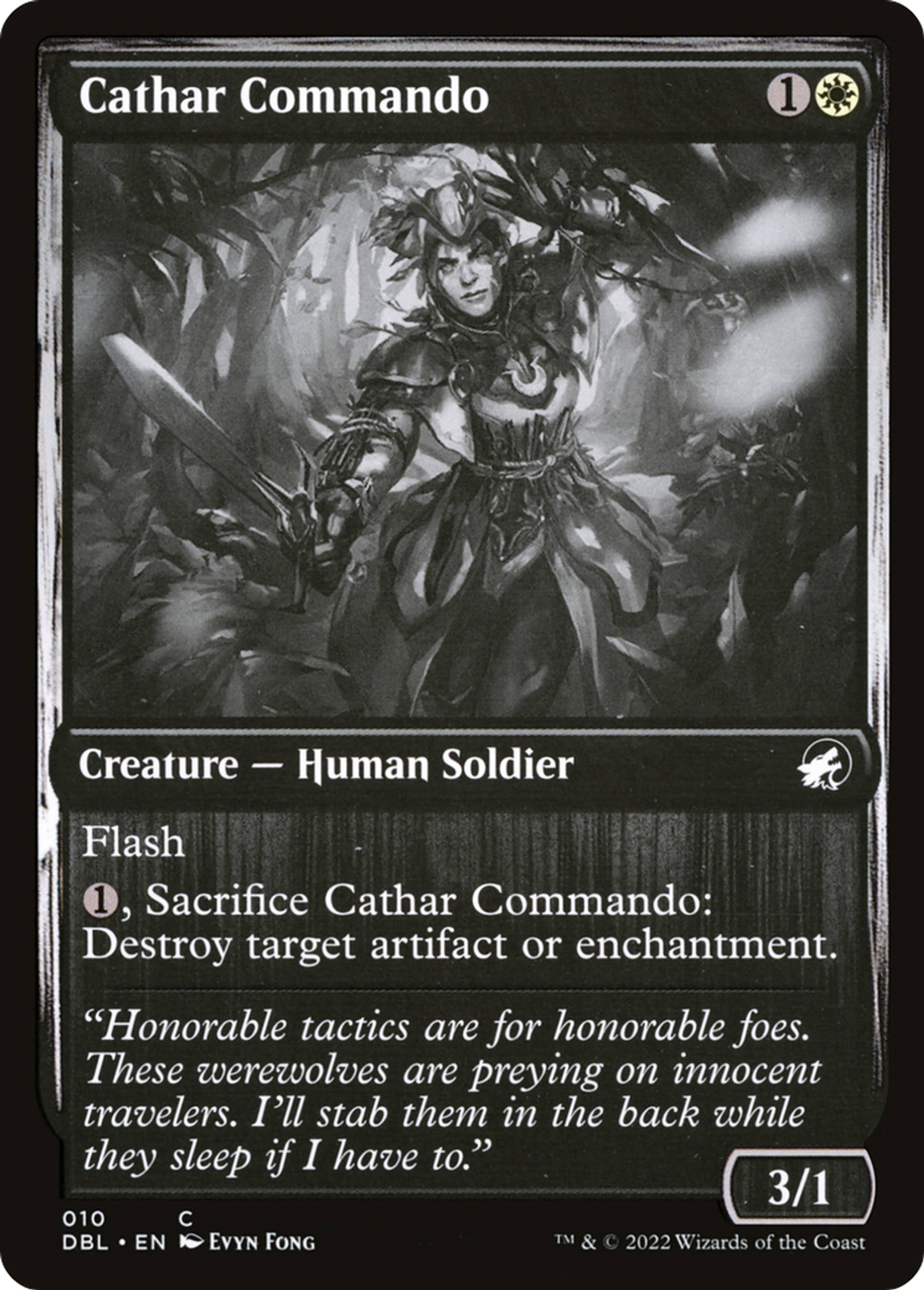 Cathar Commando — Innistrad: Double Feature — Magic: The Gathering