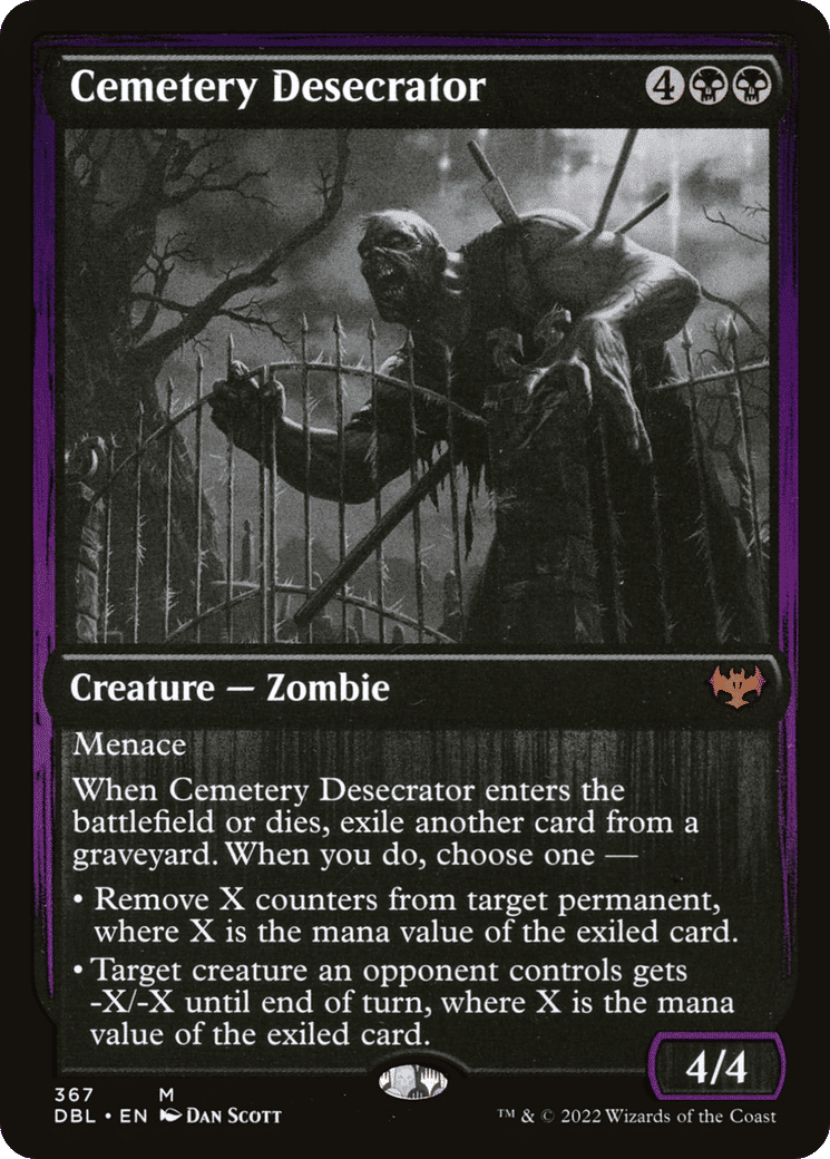 Cemetery Desecrator — Innistrad: Double Feature — Magic: The Gathering