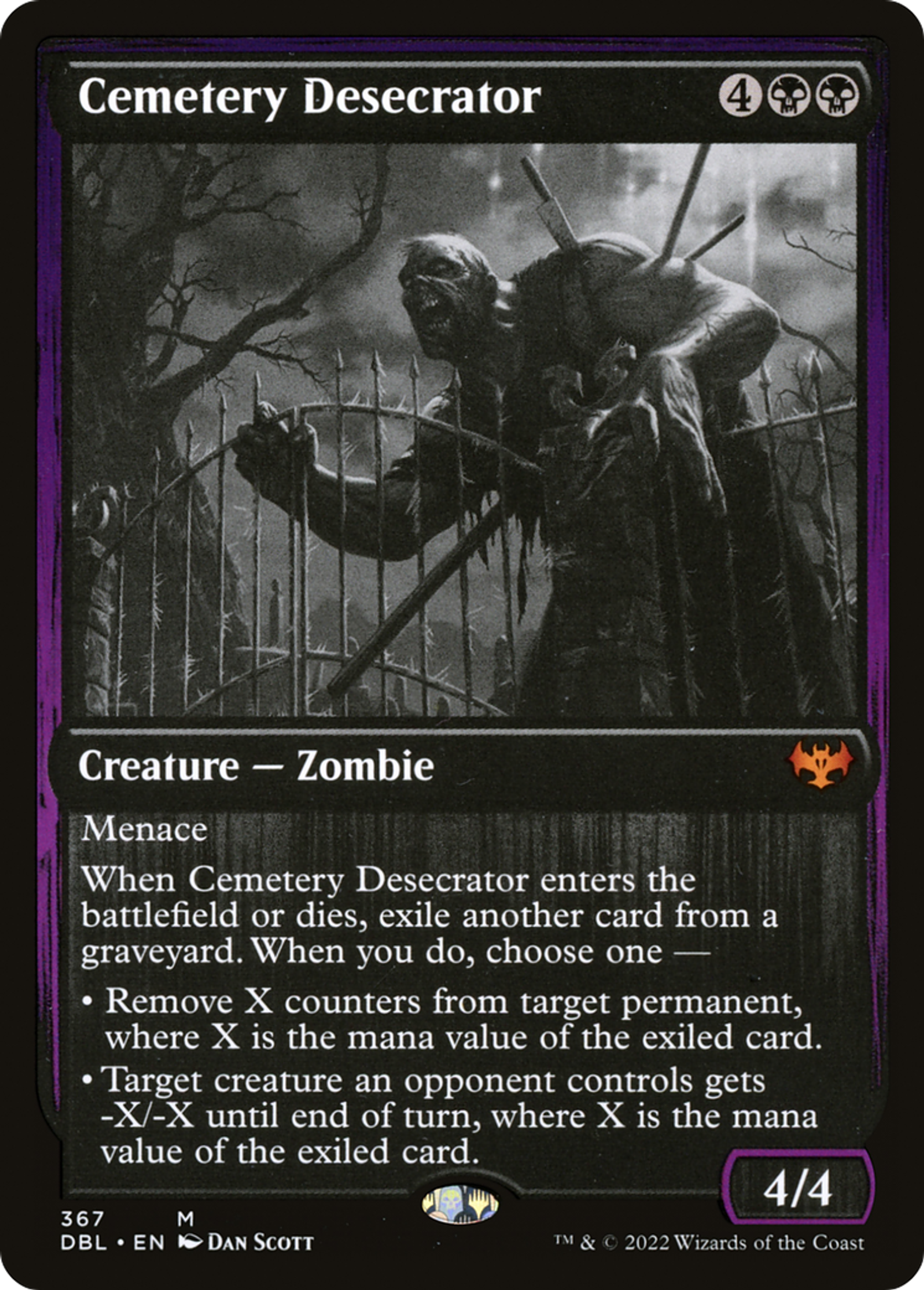 Cemetery Desecrator — Innistrad: Double Feature — Magic: The Gathering