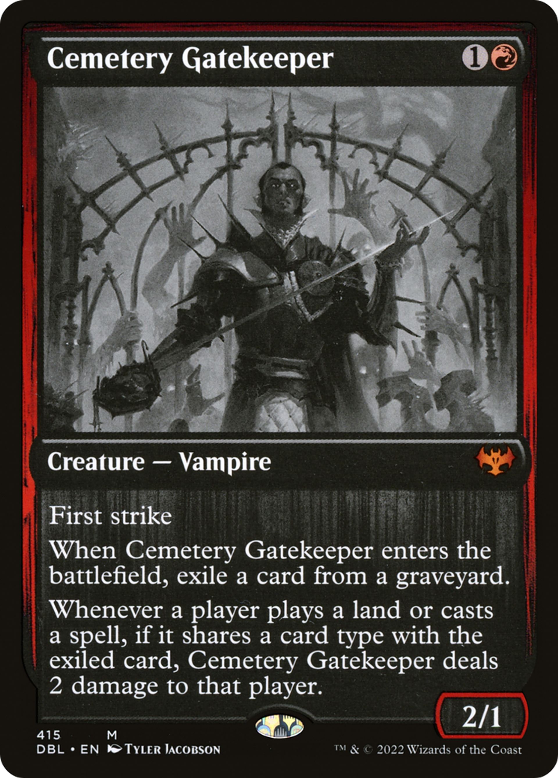 Cemetery Gatekeeper — Innistrad: Double Feature — Magic: The Gathering