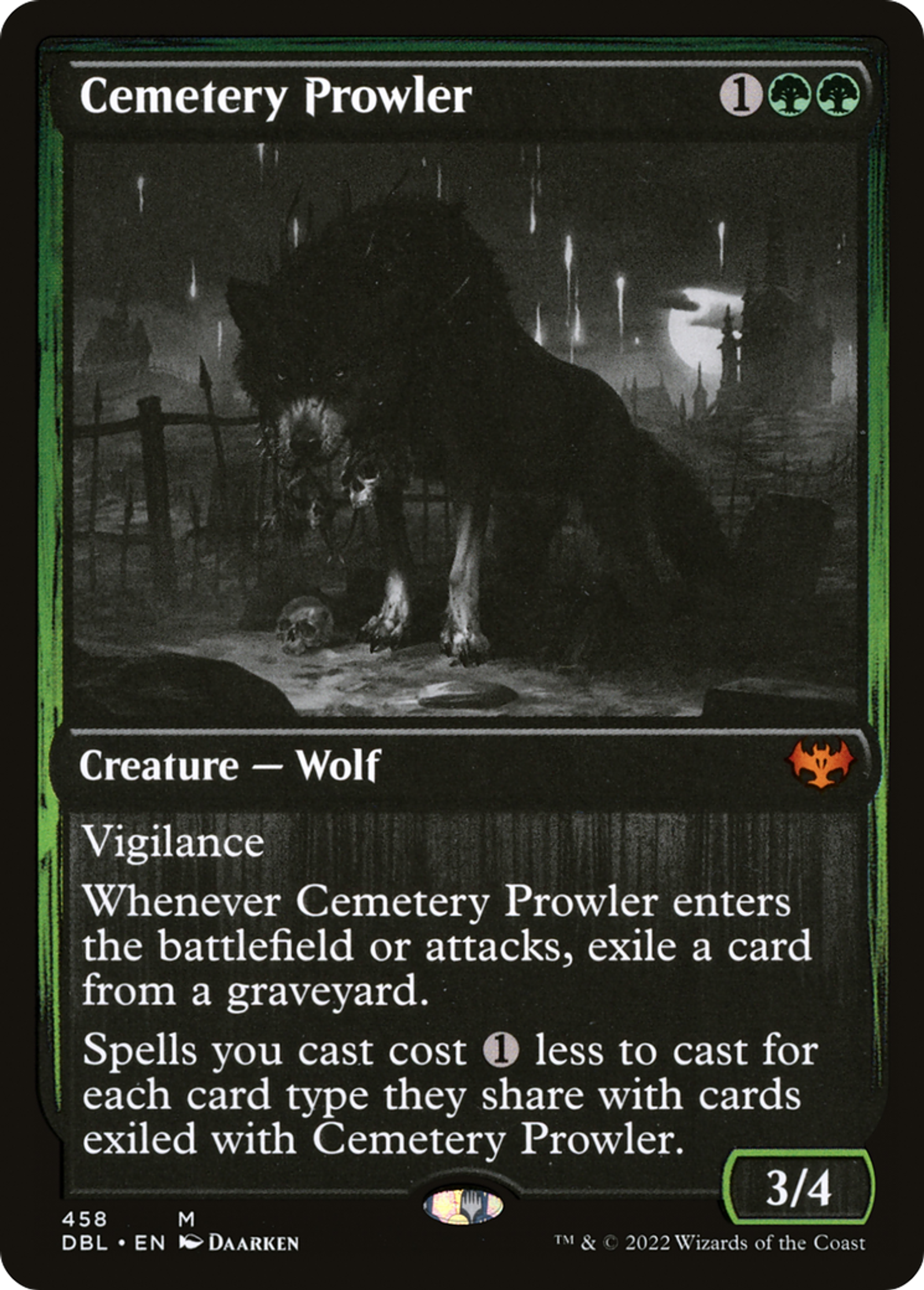 Cemetery Prowler — Innistrad: Double Feature — Magic: The Gathering
