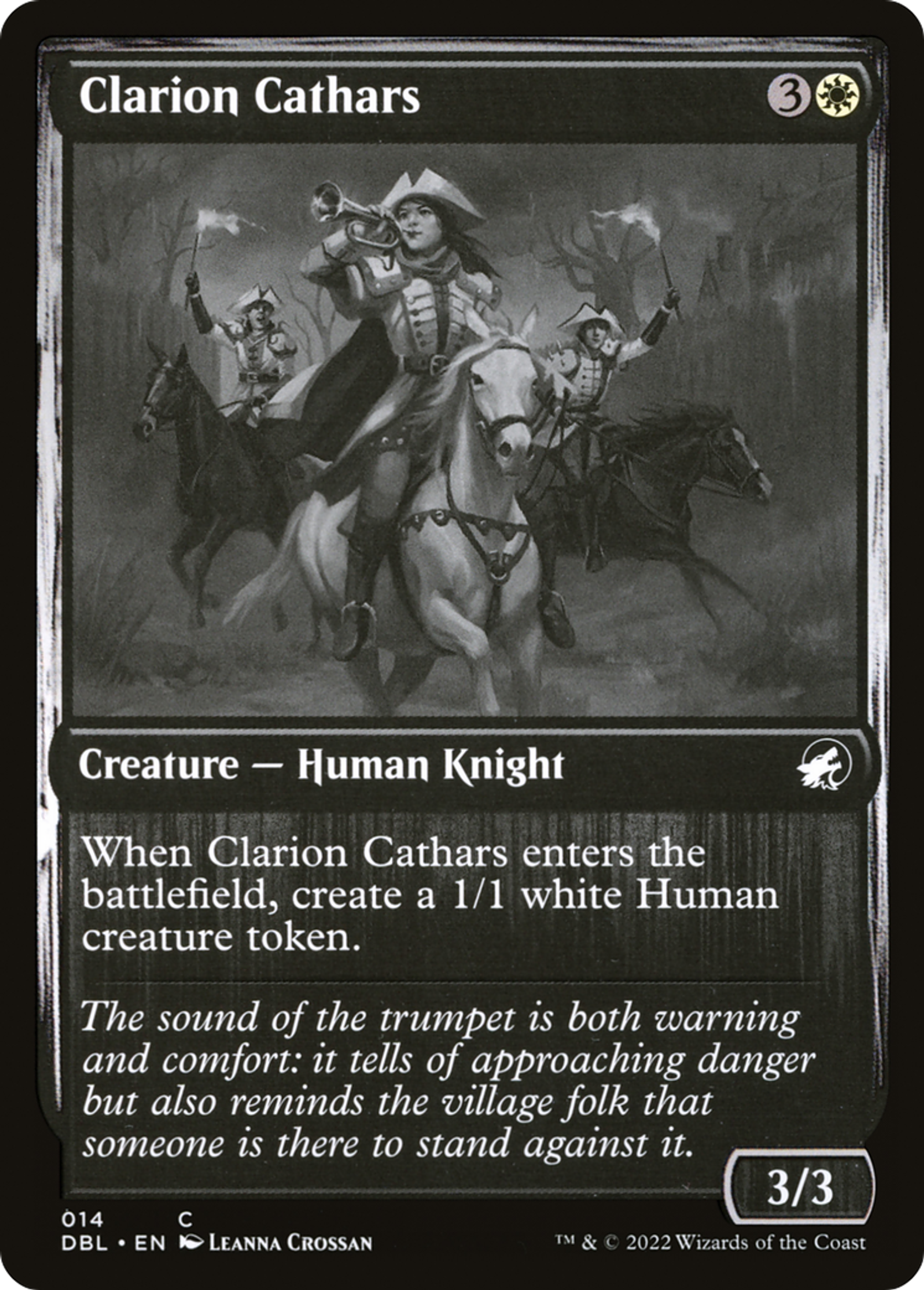 Clarion Cathars — Innistrad: Double Feature — Magic: The Gathering