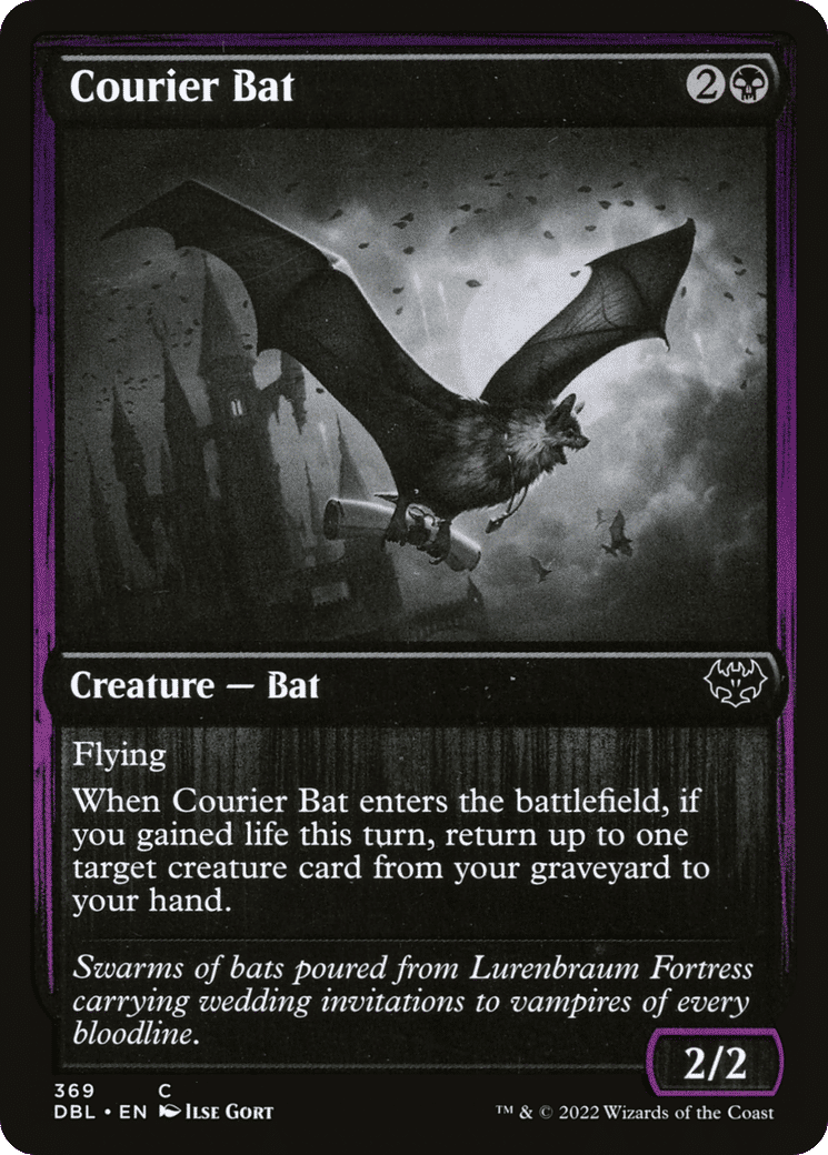 Courier Bat — Innistrad: Double Feature — Magic: The Gathering