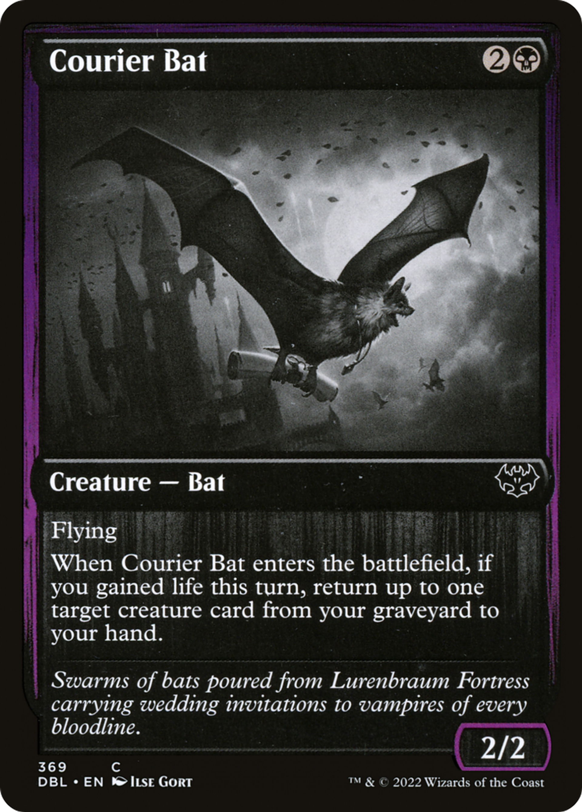 Courier Bat — Innistrad: Double Feature — Magic: The Gathering